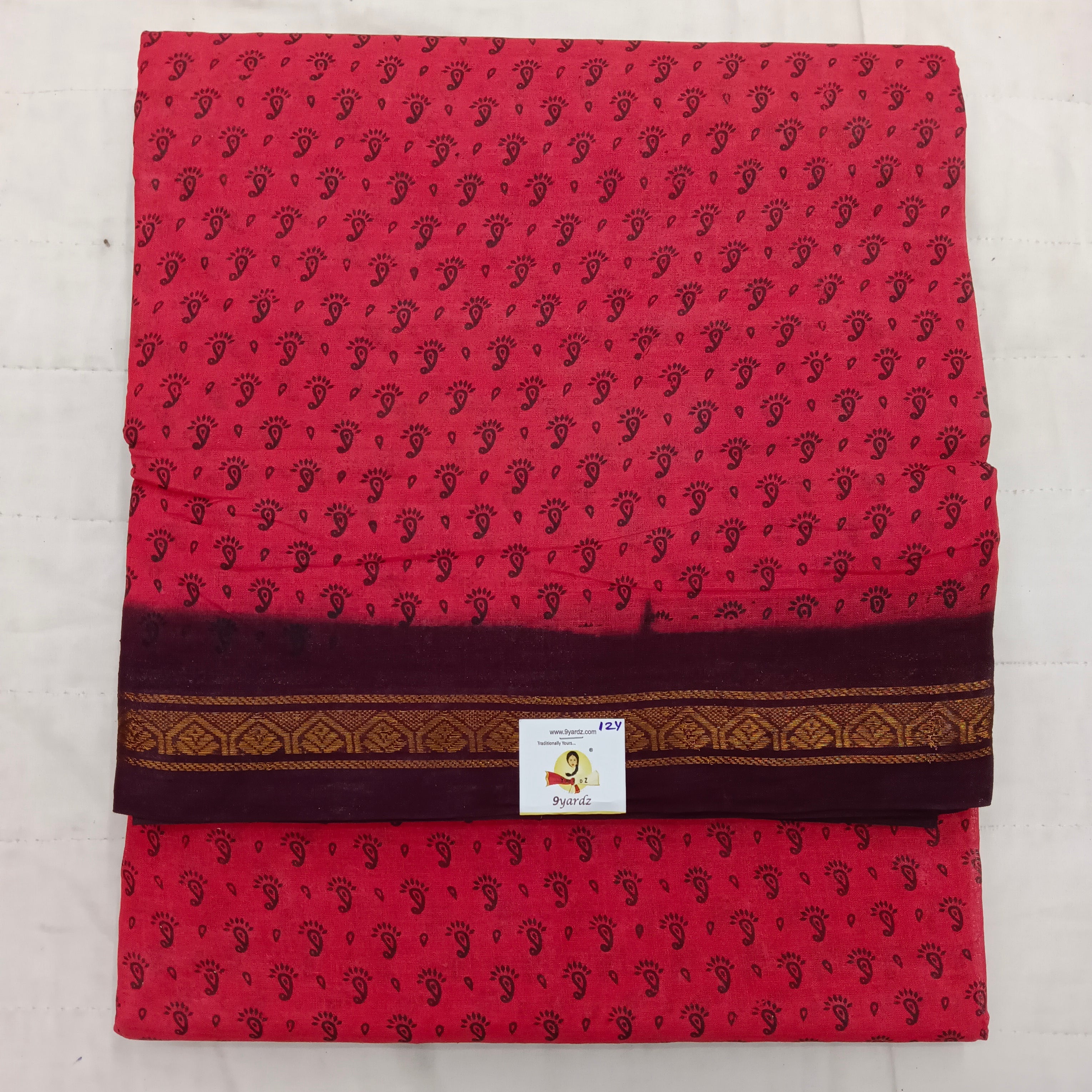Sungudi cotton 12 yardz