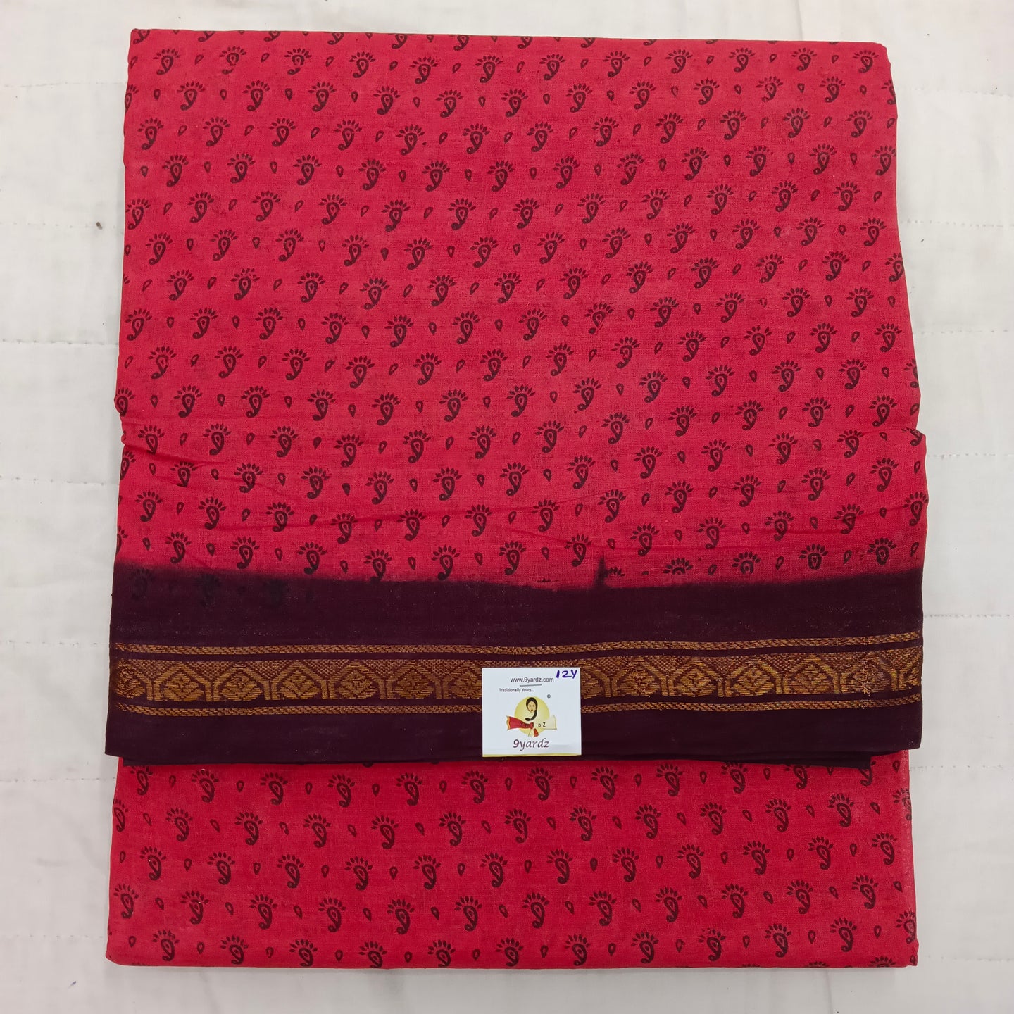 Sungudi cotton 12 yardz