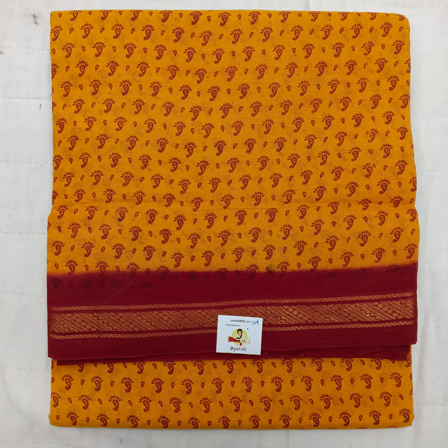Sungudi cotton 12 yardz