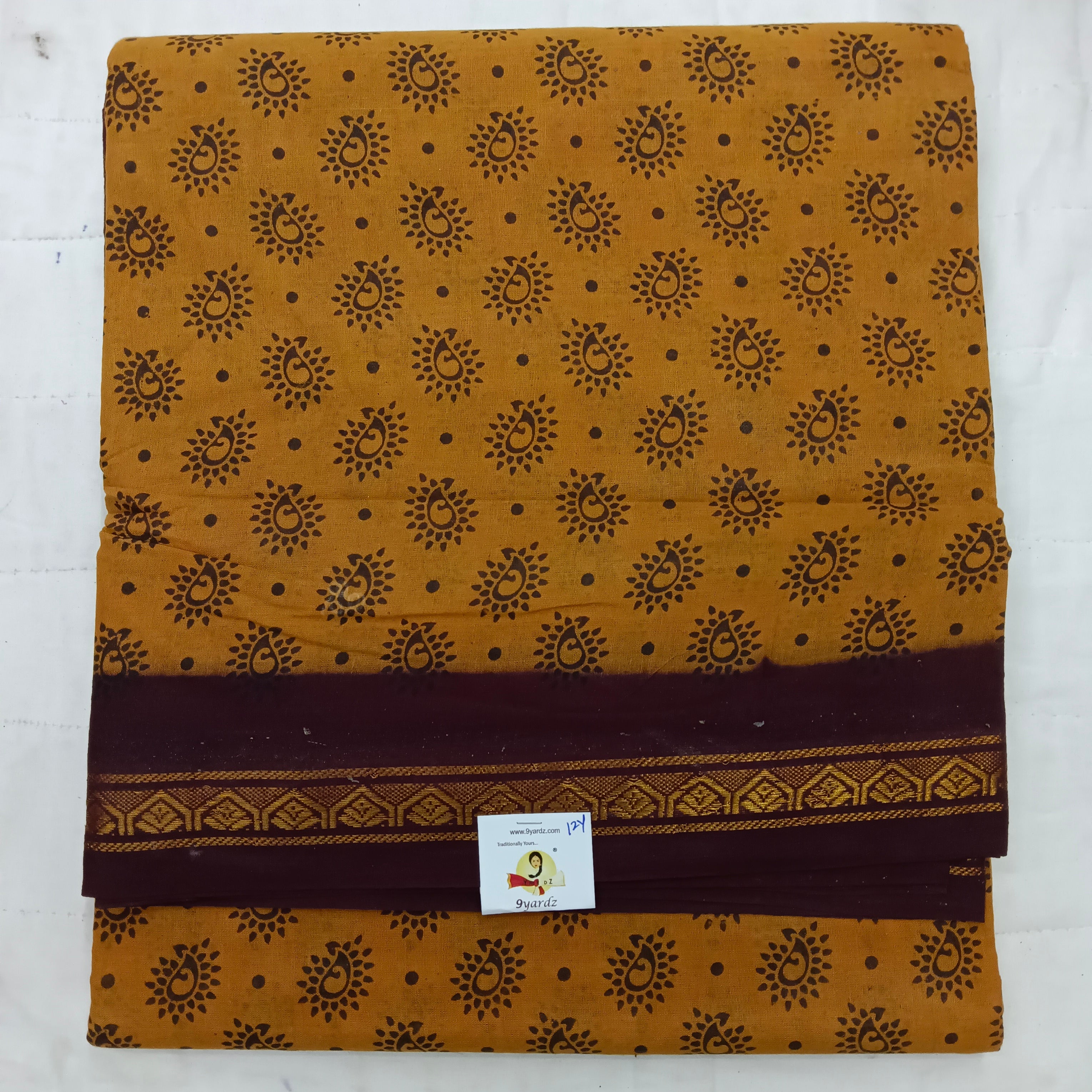 Sungudi cotton 12 yardz