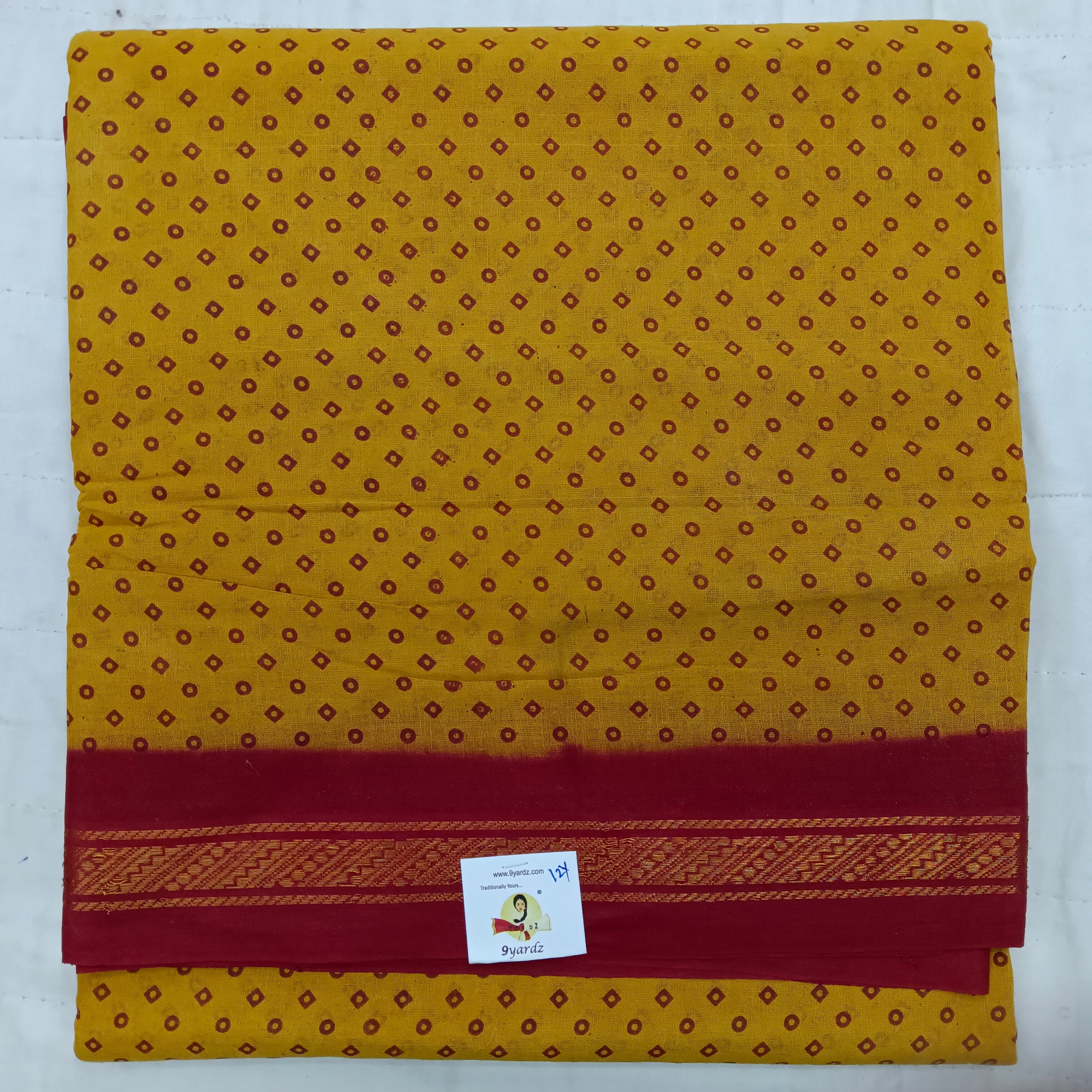 Sungudi cotton 12 yardz