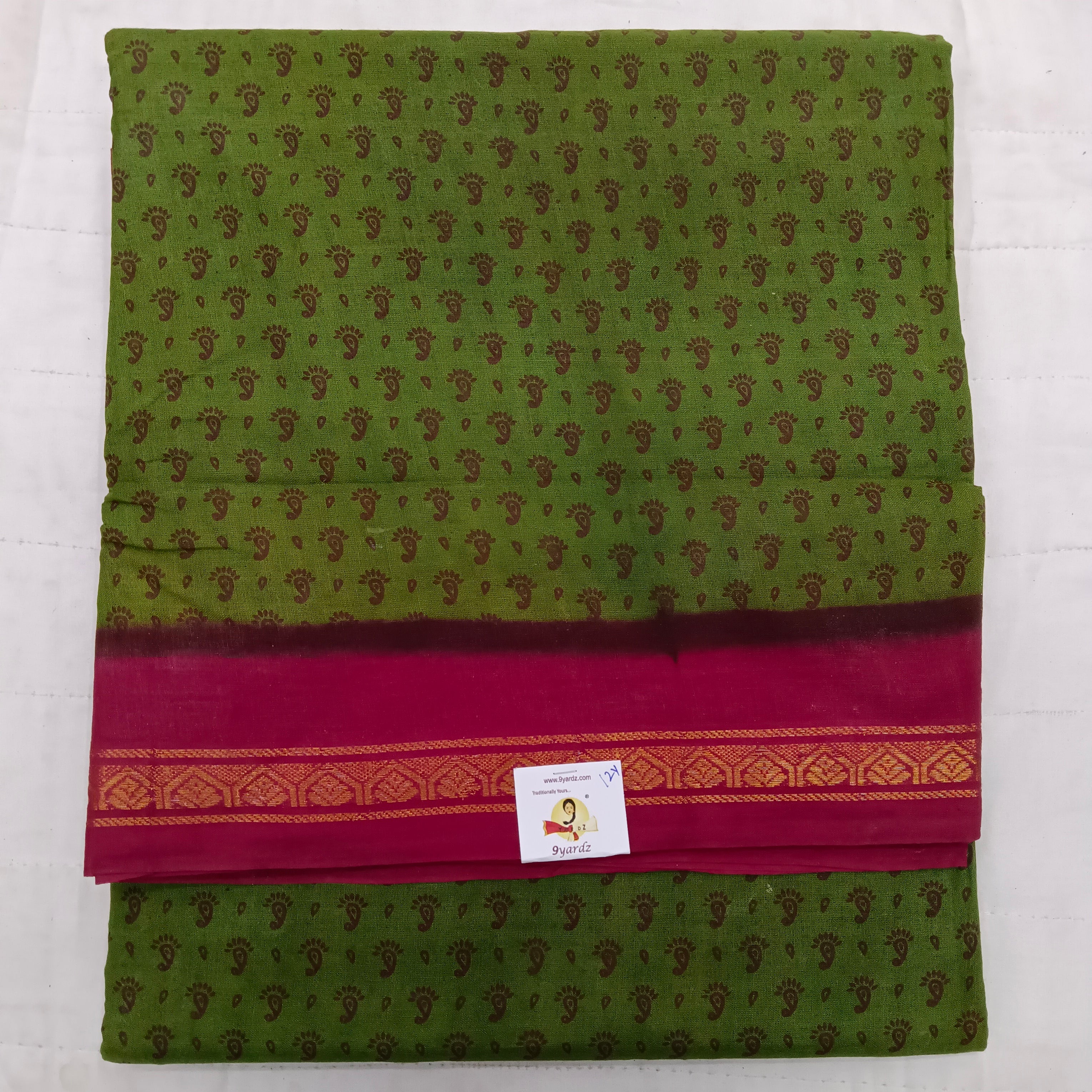 Sungudi cotton 12 yardz