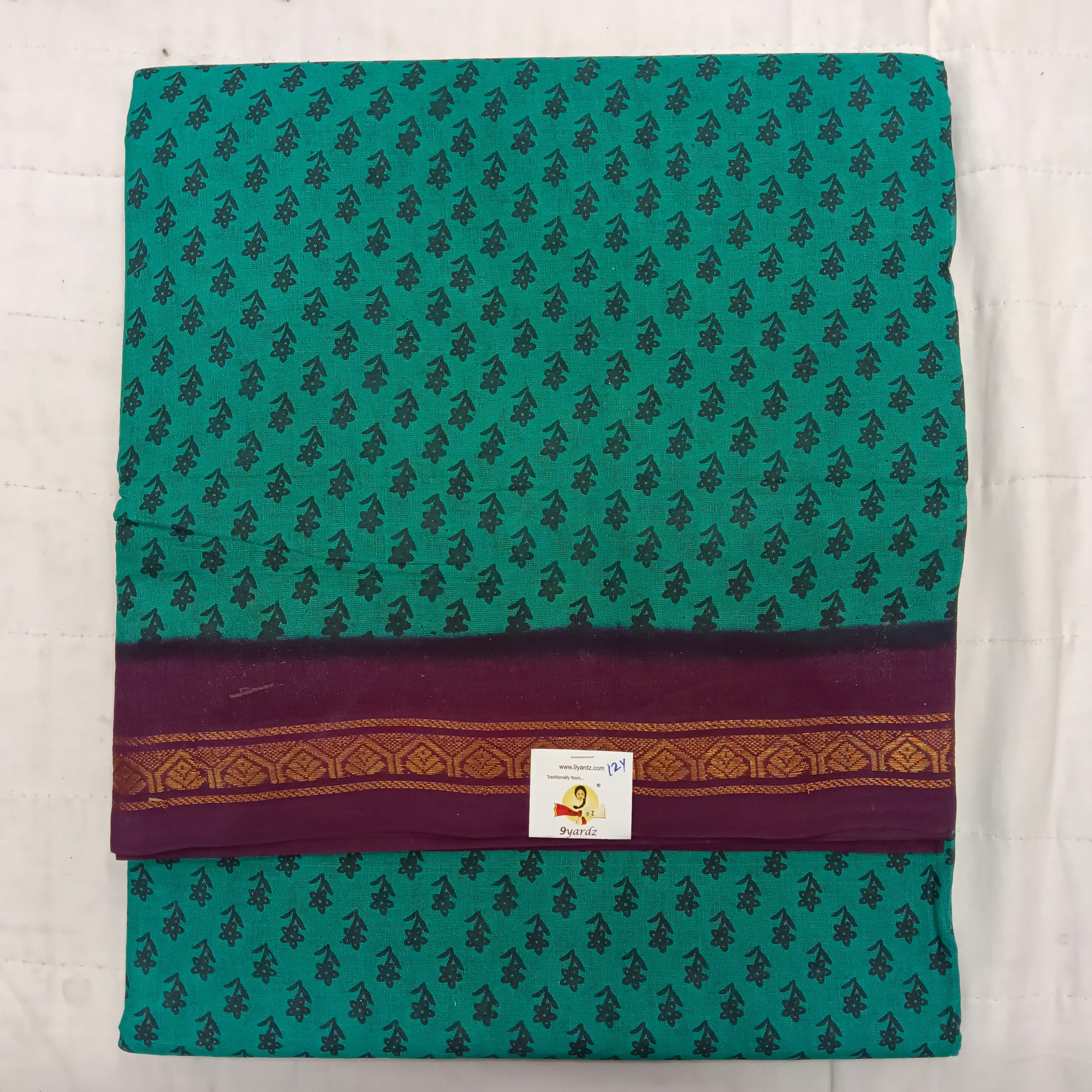 Sungudi cotton 12 yardz