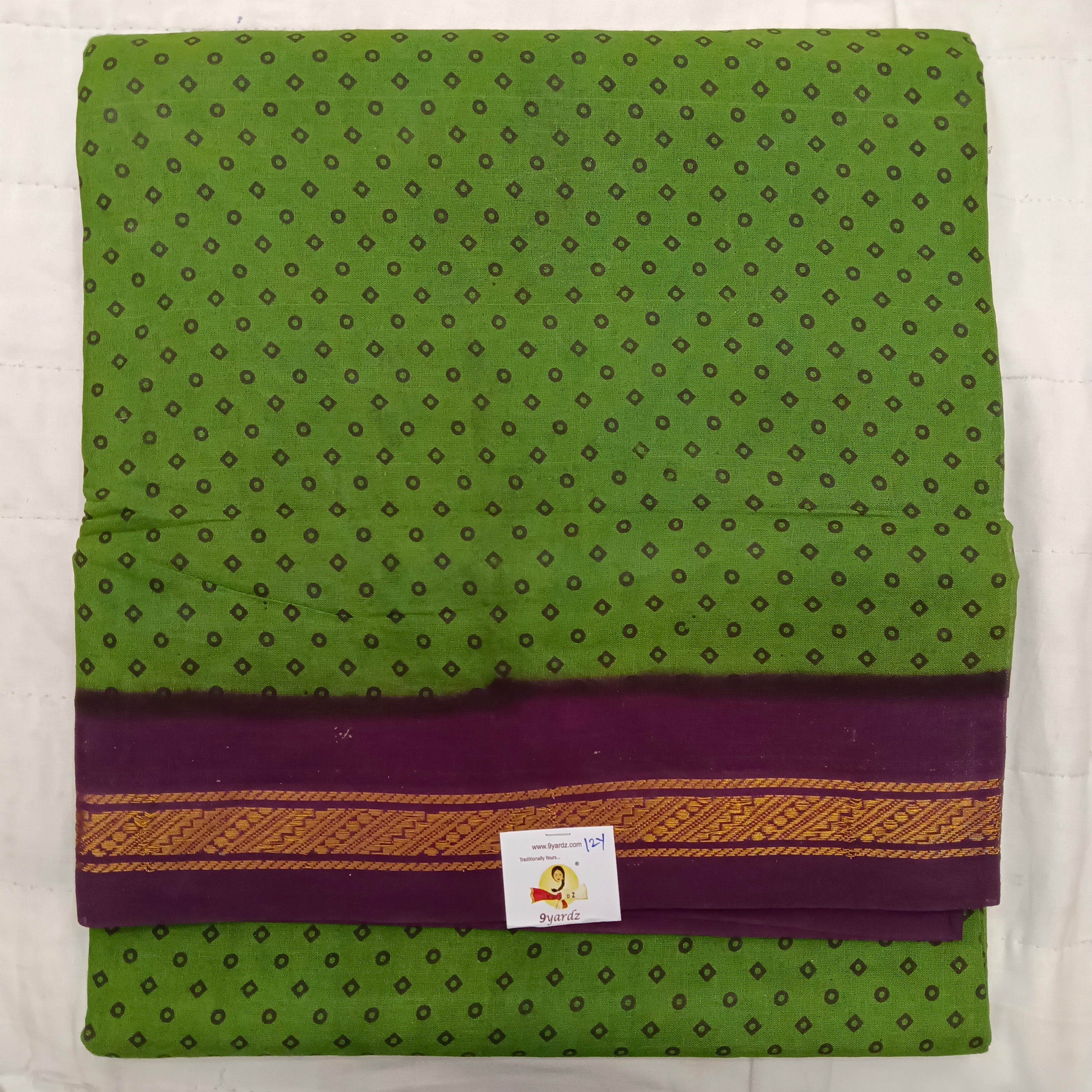 Sungudi cotton 12 yardz