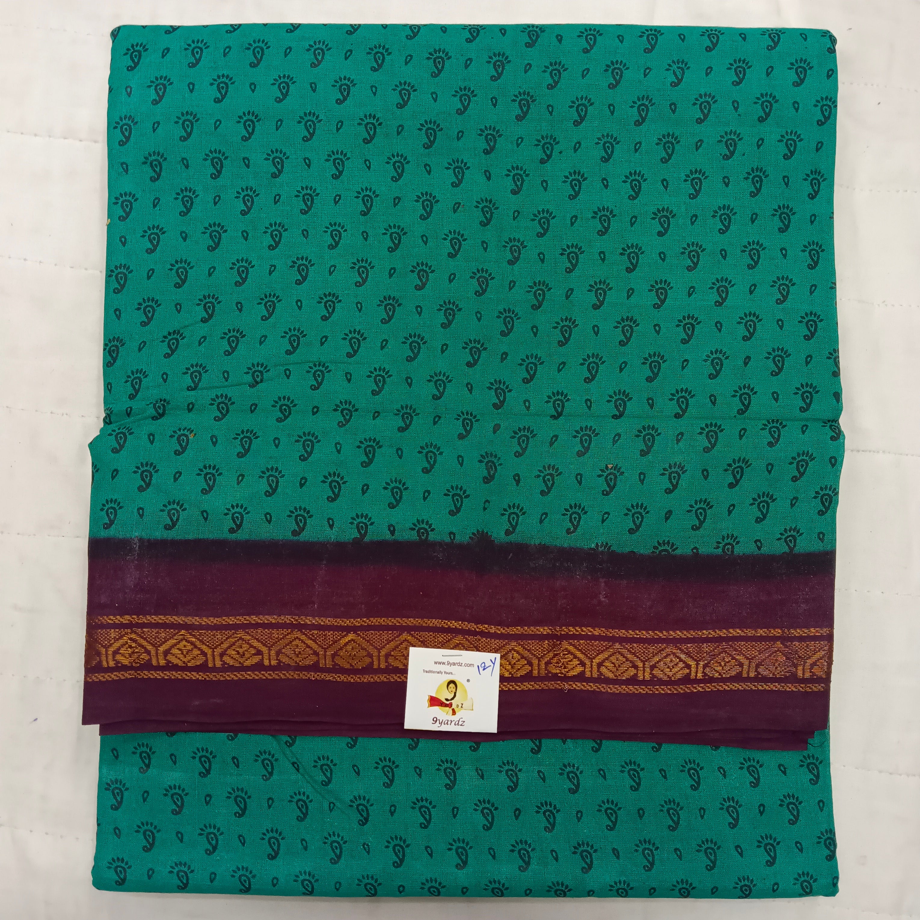 Sungudi cotton 12 yardz