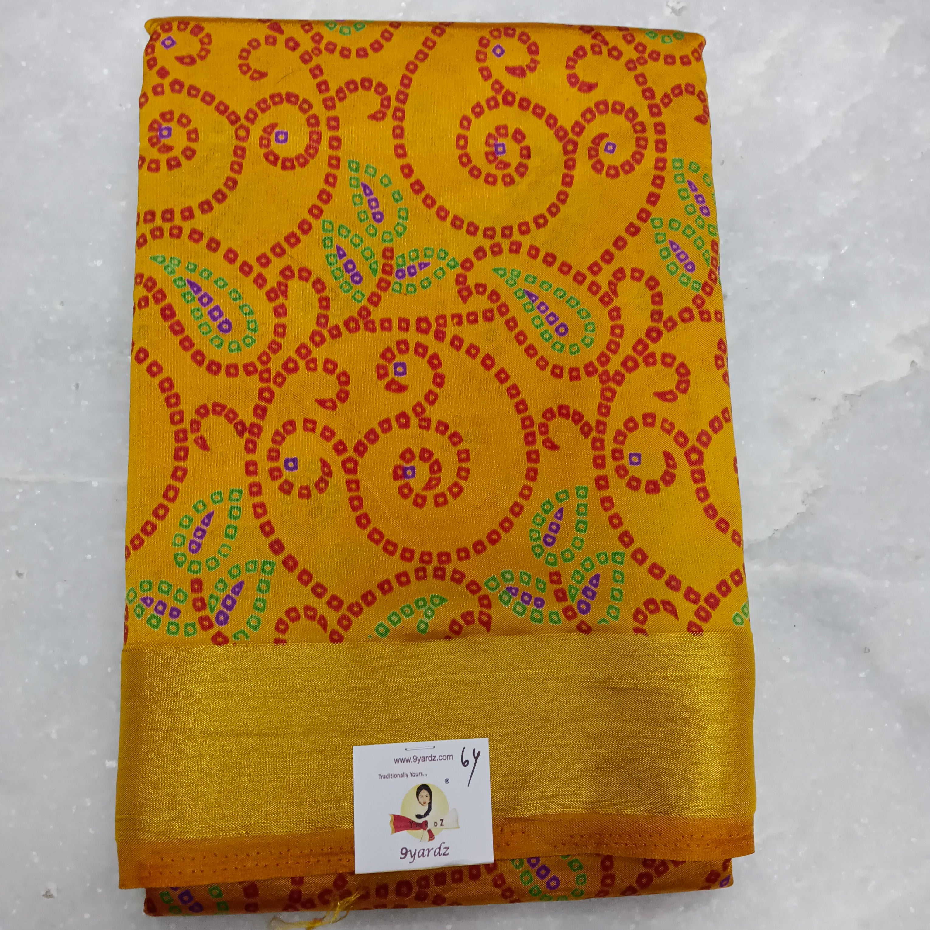Printed Silk 6yards