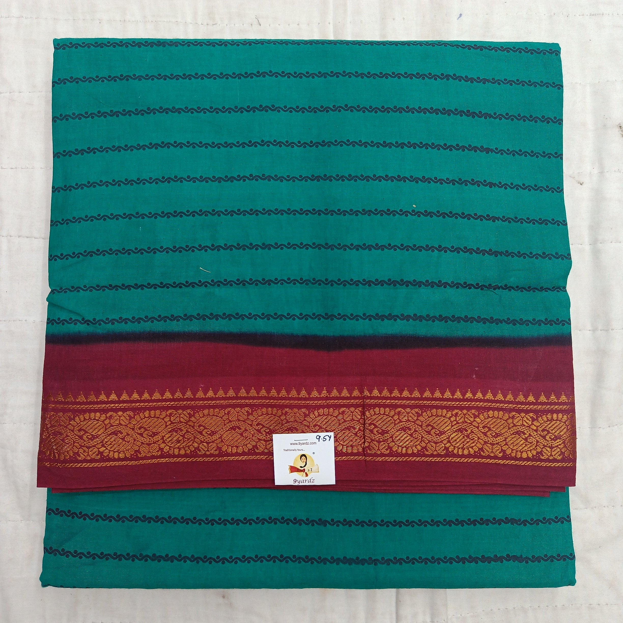 Sungudi cotton 9.5 yards madisar velthari