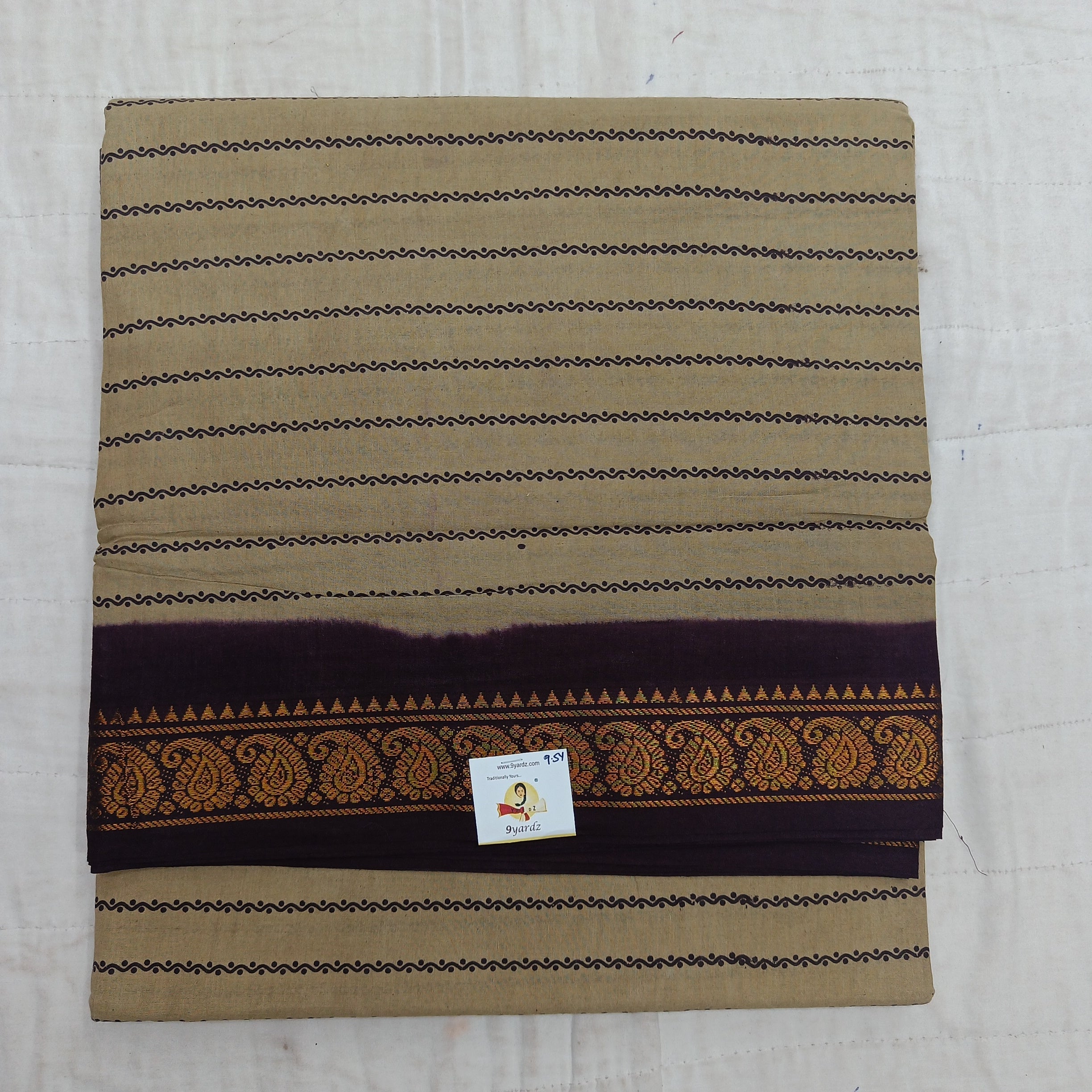 Sungudi cotton 9.5 yards madisar velthari