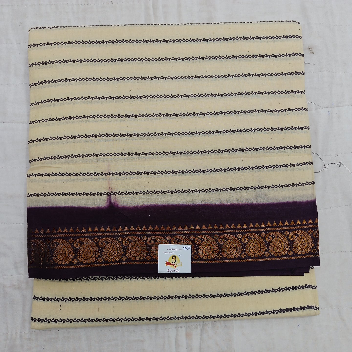 Sungudi cotton 9.5 yards madisar velthari