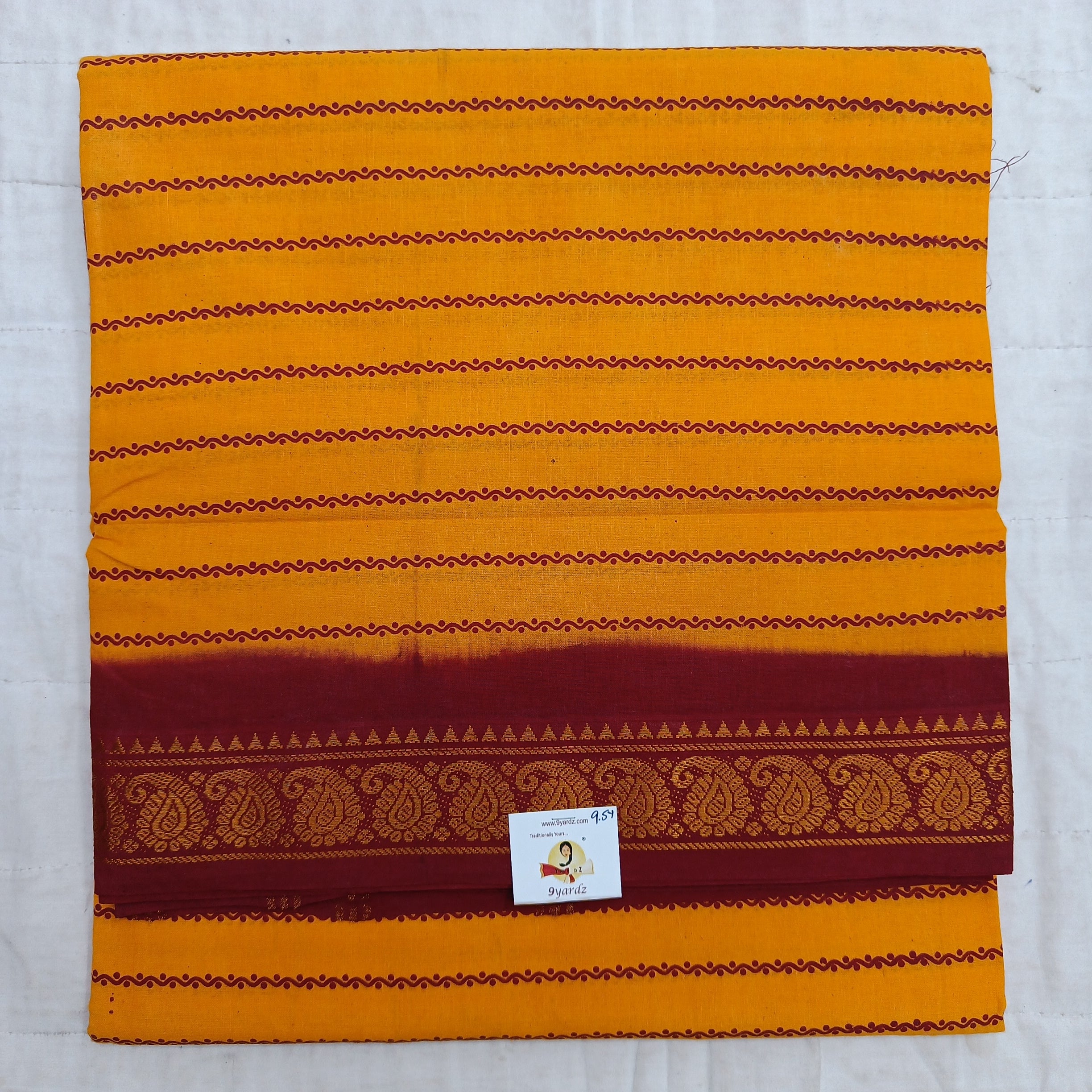 Sungudi cotton 9.5 yards madisar velthari