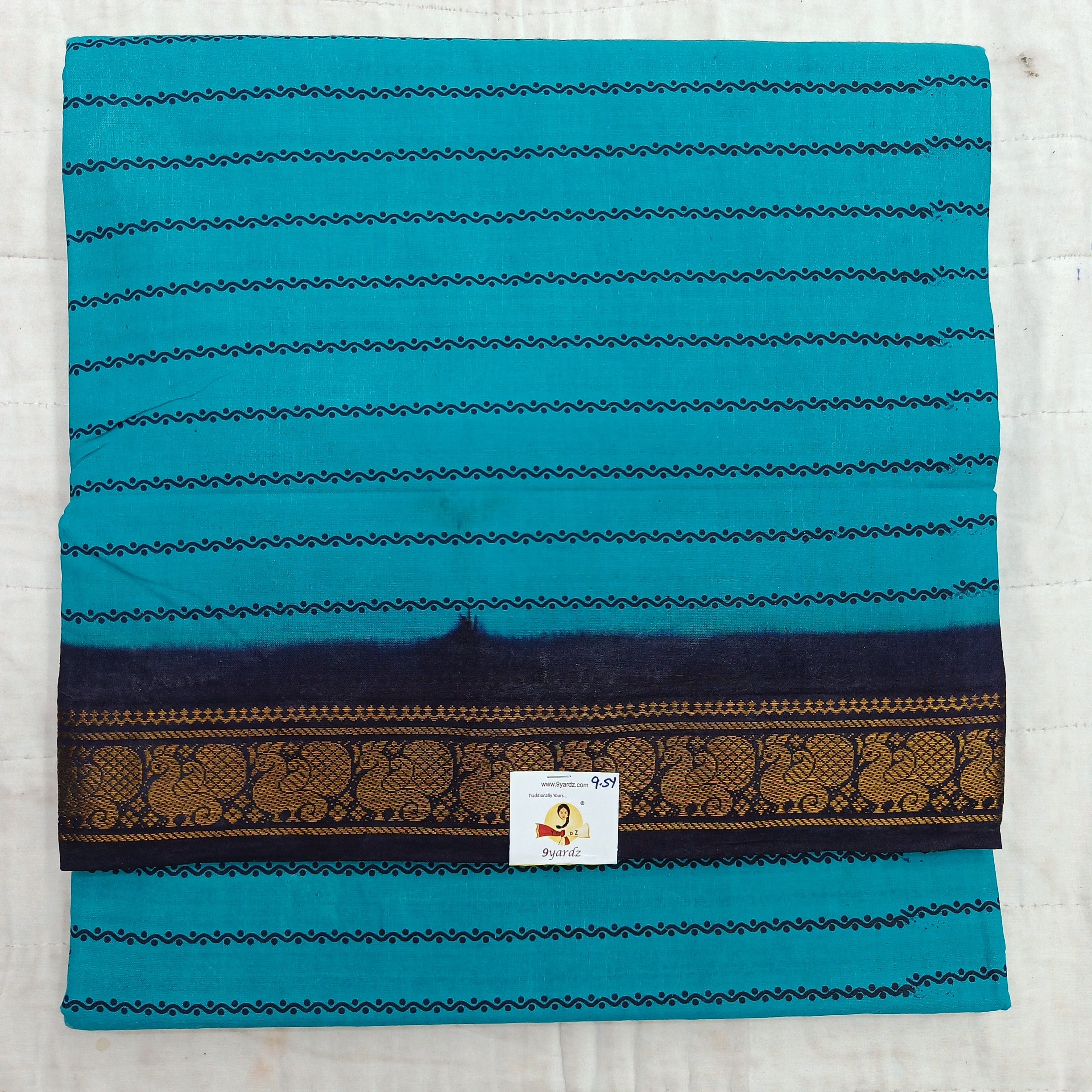 Sungudi cotton 9.5 yards madisar velthari