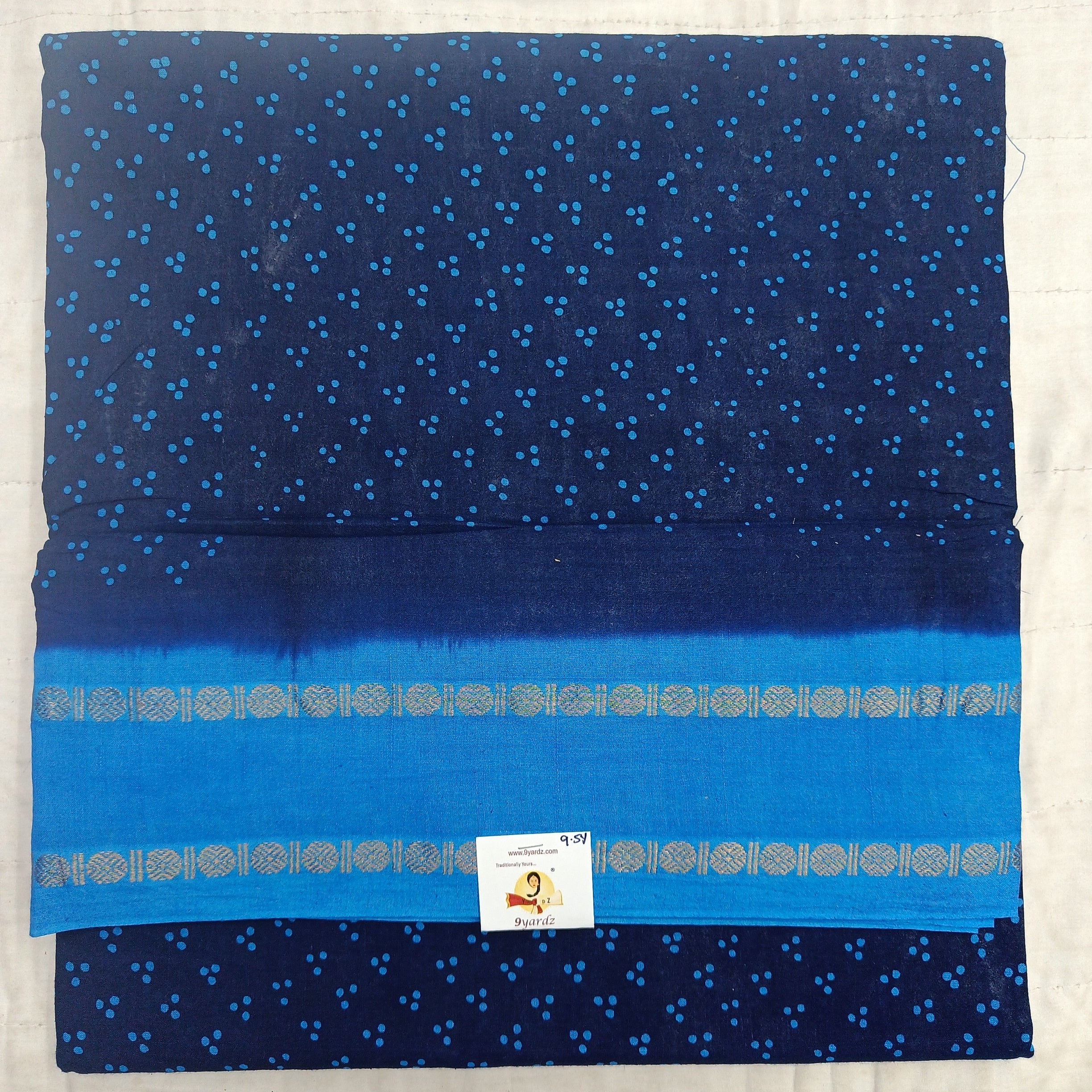 Sungudi cotton 9.5 yards madisar