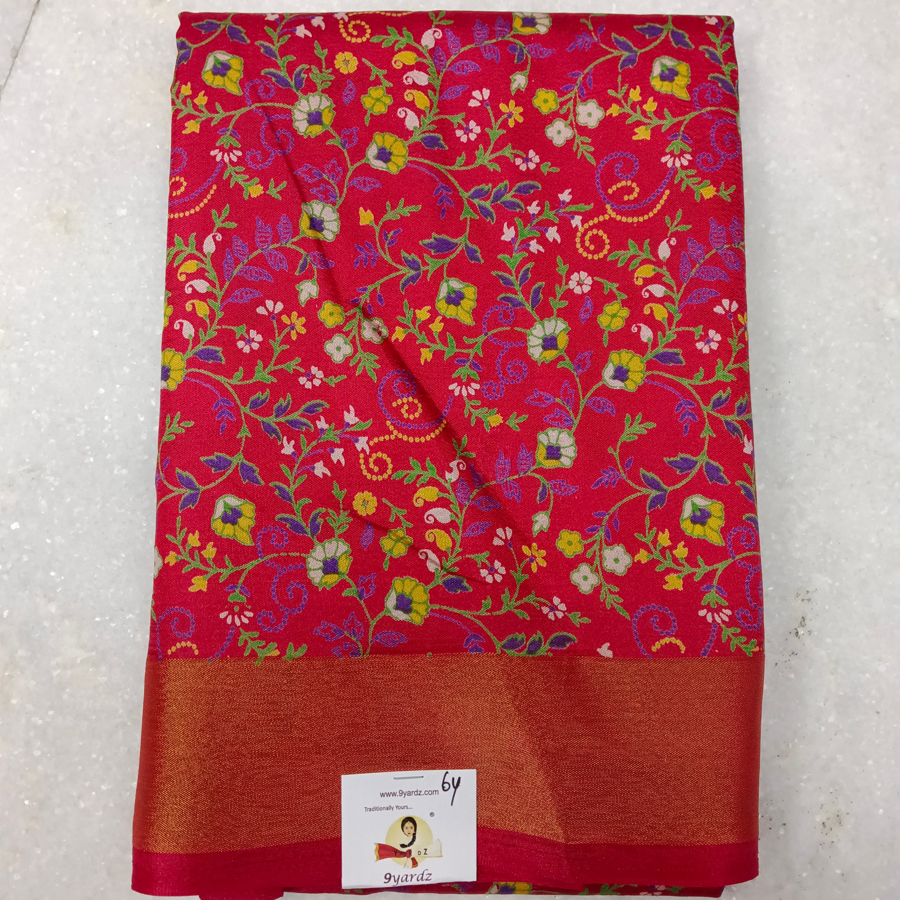 Printed Silk 6yards
