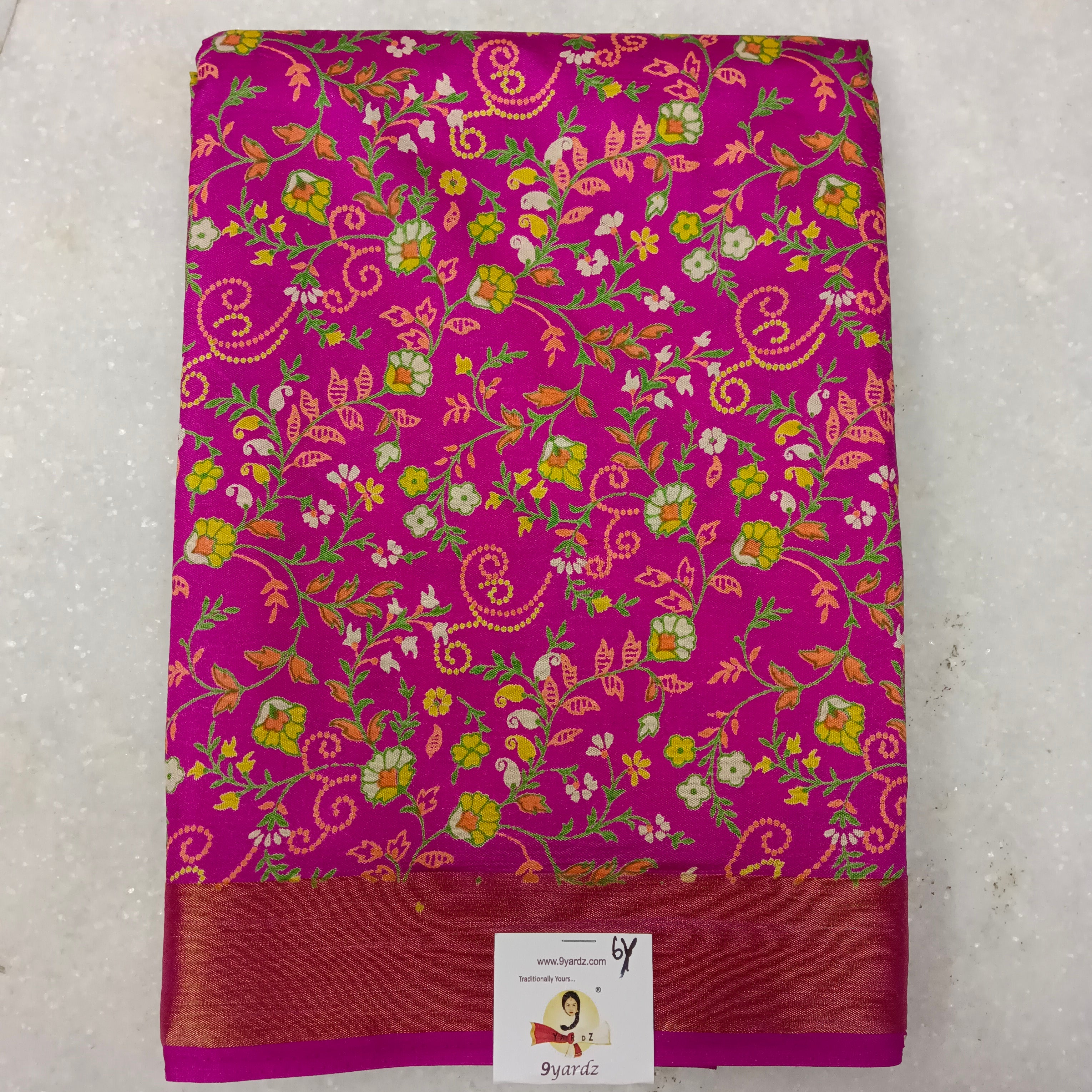 Printed Silk 6yards