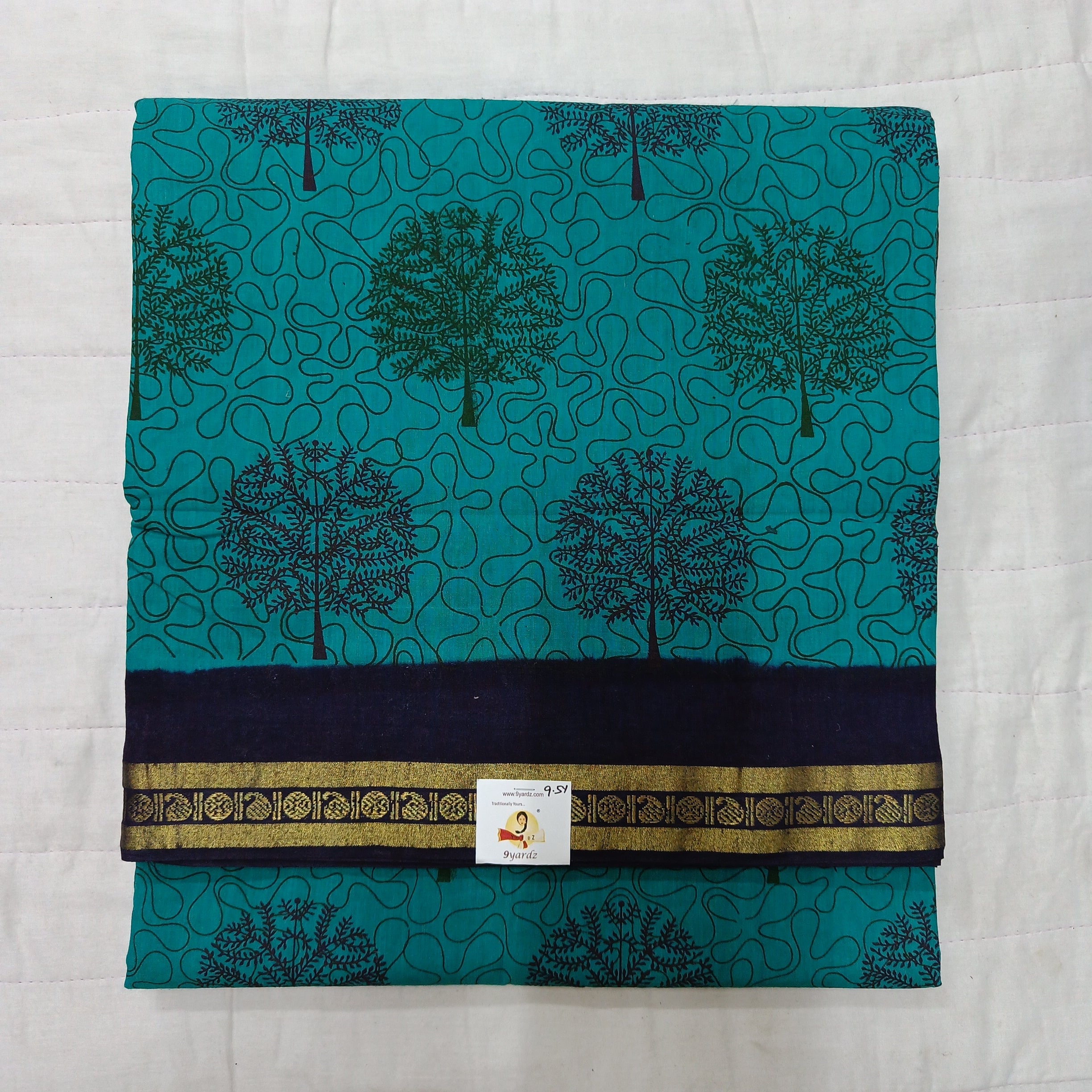Sungudi cotton 9.5 yards madisar