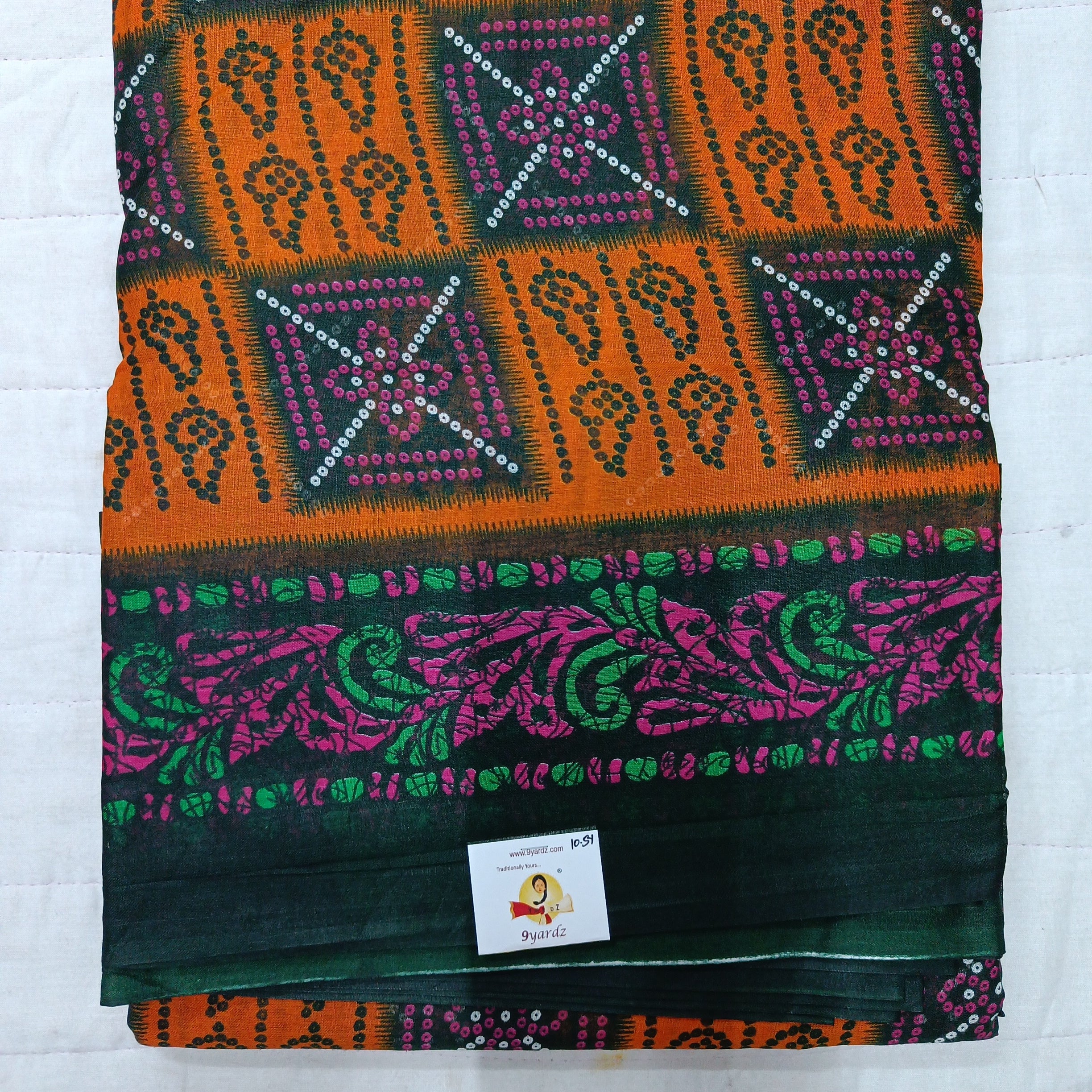 Erode cotton 10.5 yards madisar