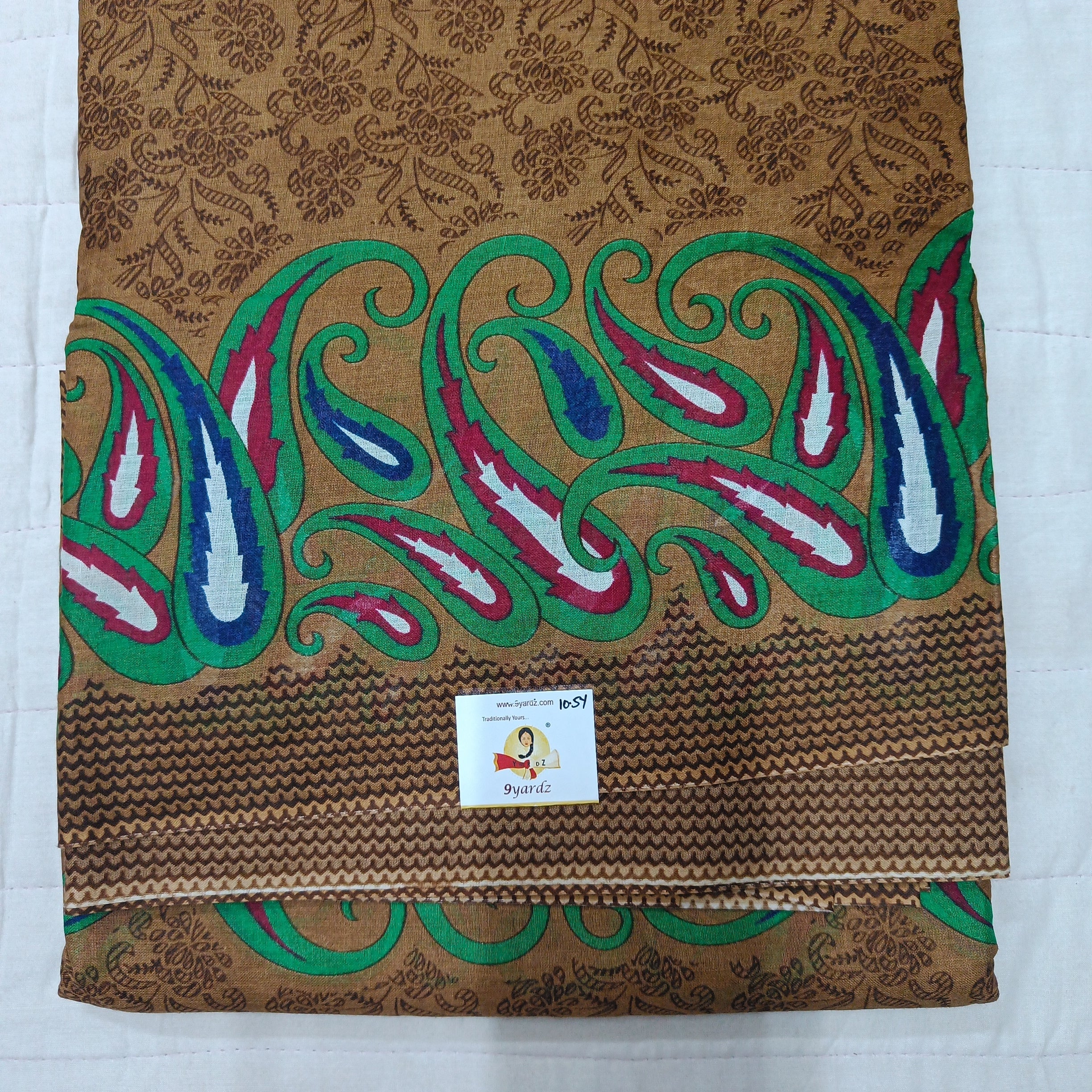 Erode cotton 10.5 yards madisar