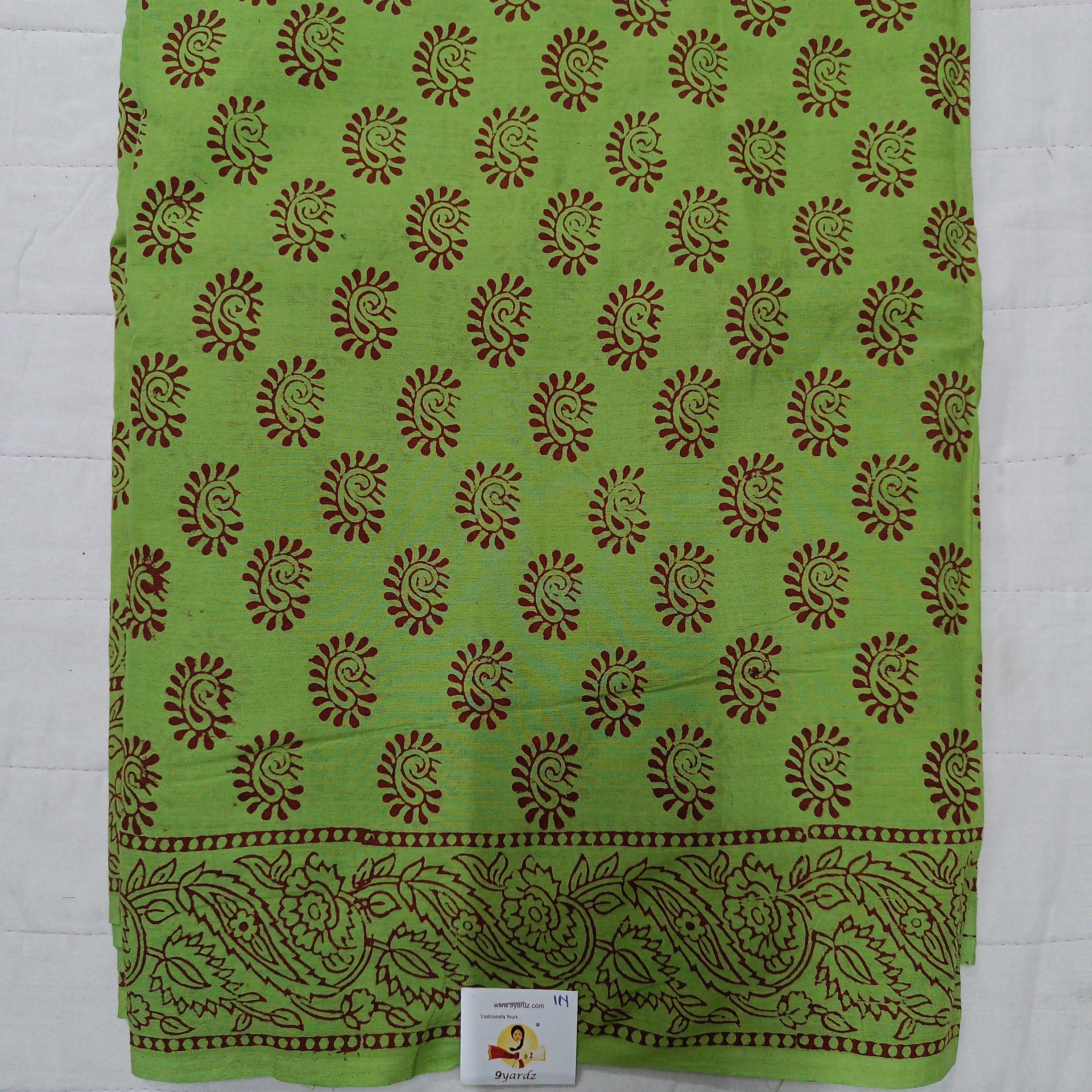 Baag/soft cotton Madisar 11 yards