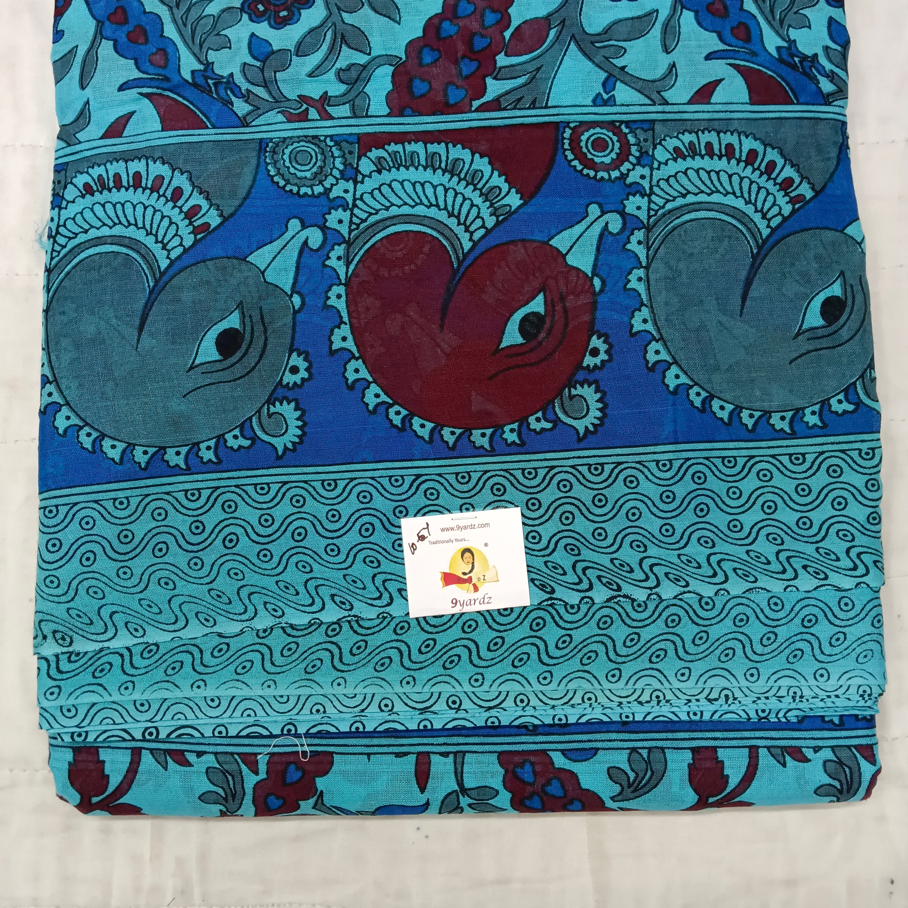 Erode cotton 10.5 yards madisar kalamkari print