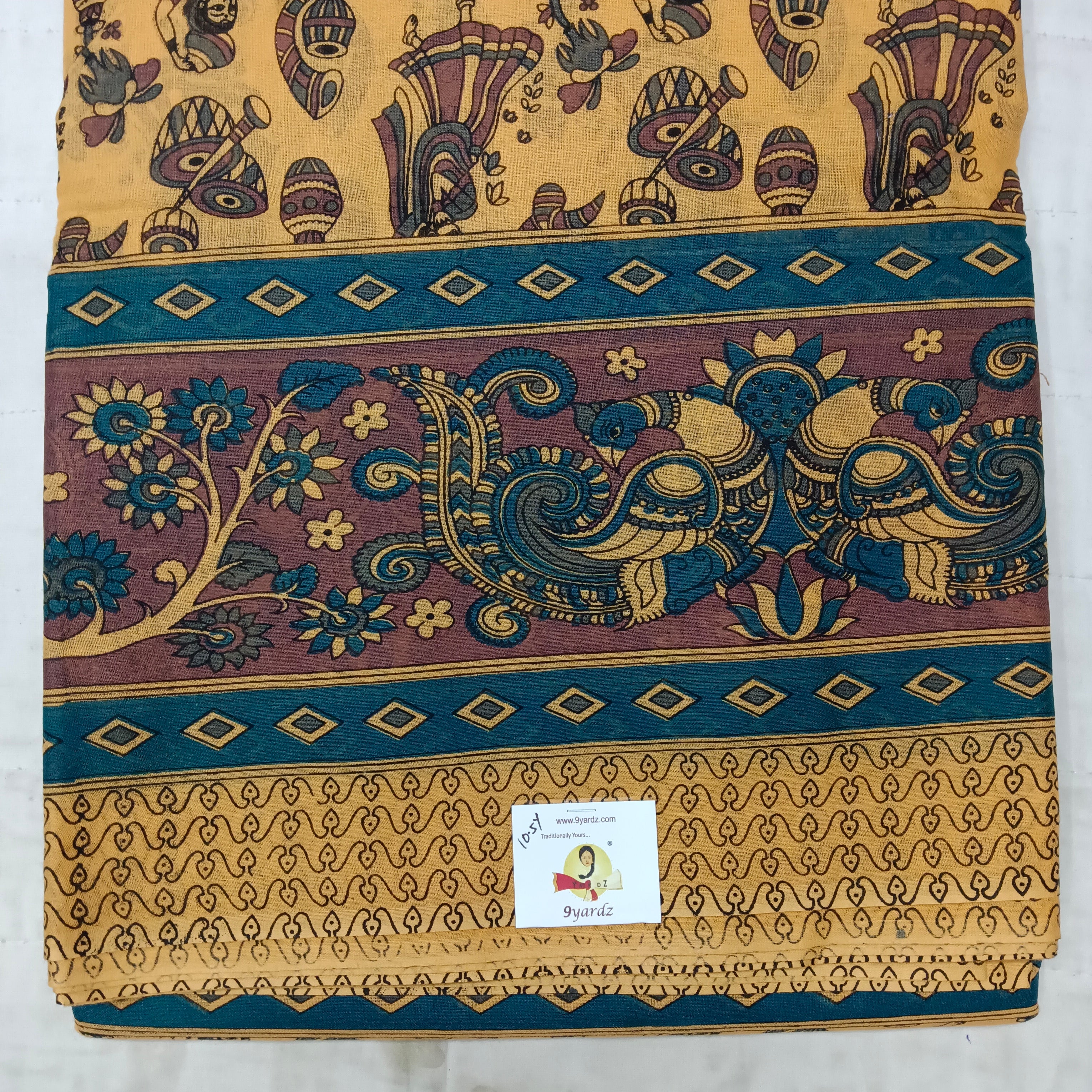Erode cotton 10.5 yards madisar kalamkari print