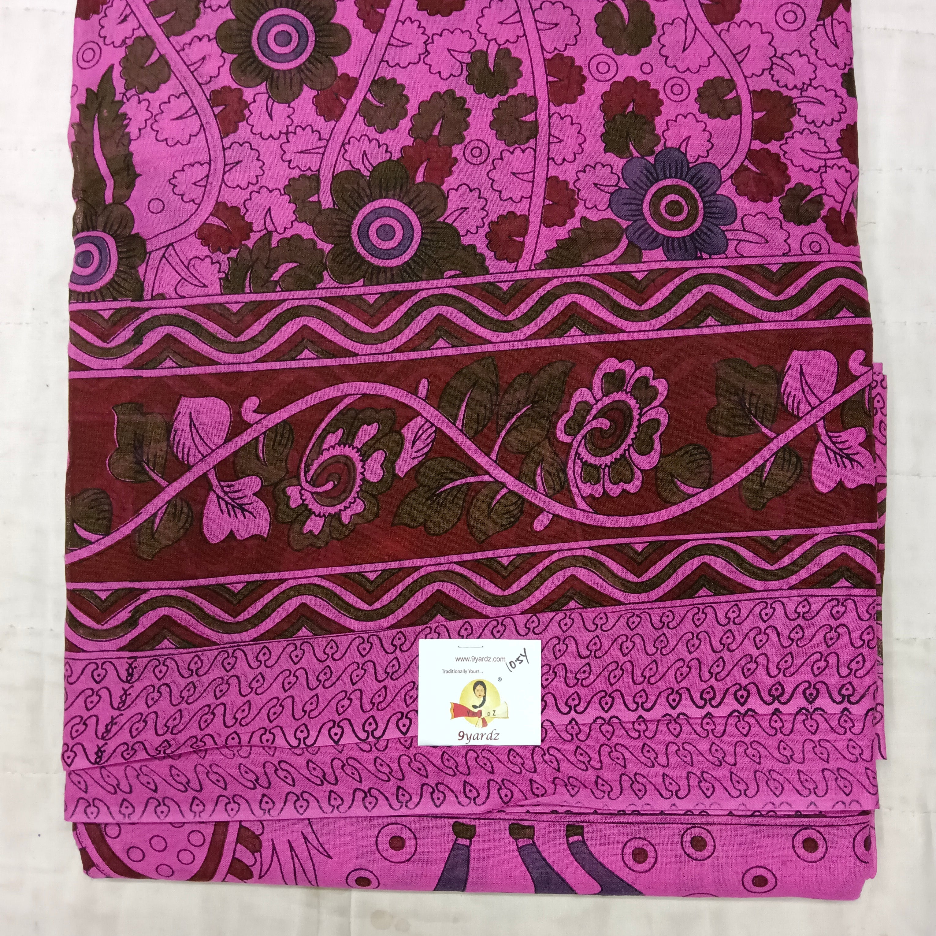 Erode cotton 10.5 yards madisar kalamkari print