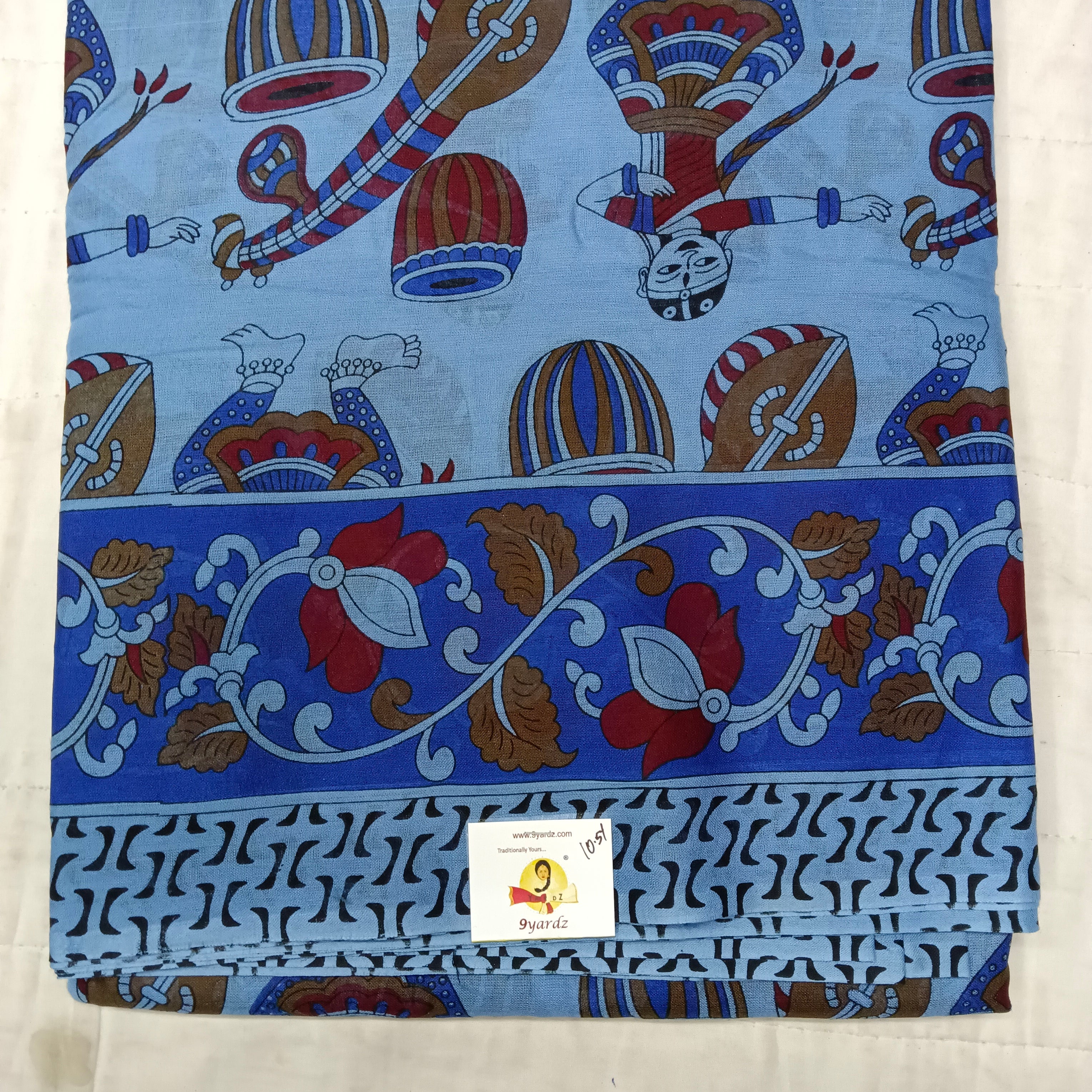 Erode cotton 10.5 yards madisar kalamkari print