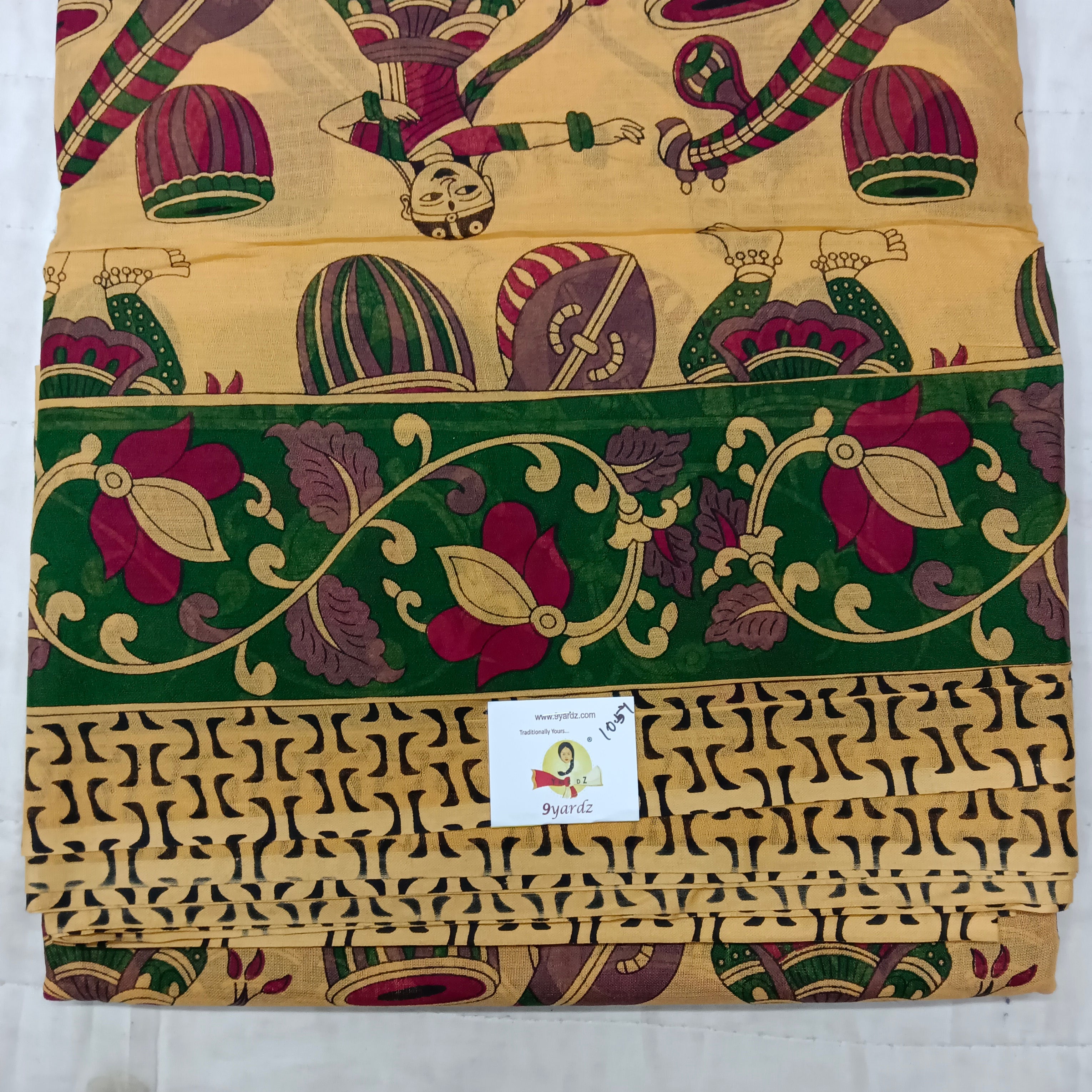 Erode cotton 10.5 yards madisar kalamkari print