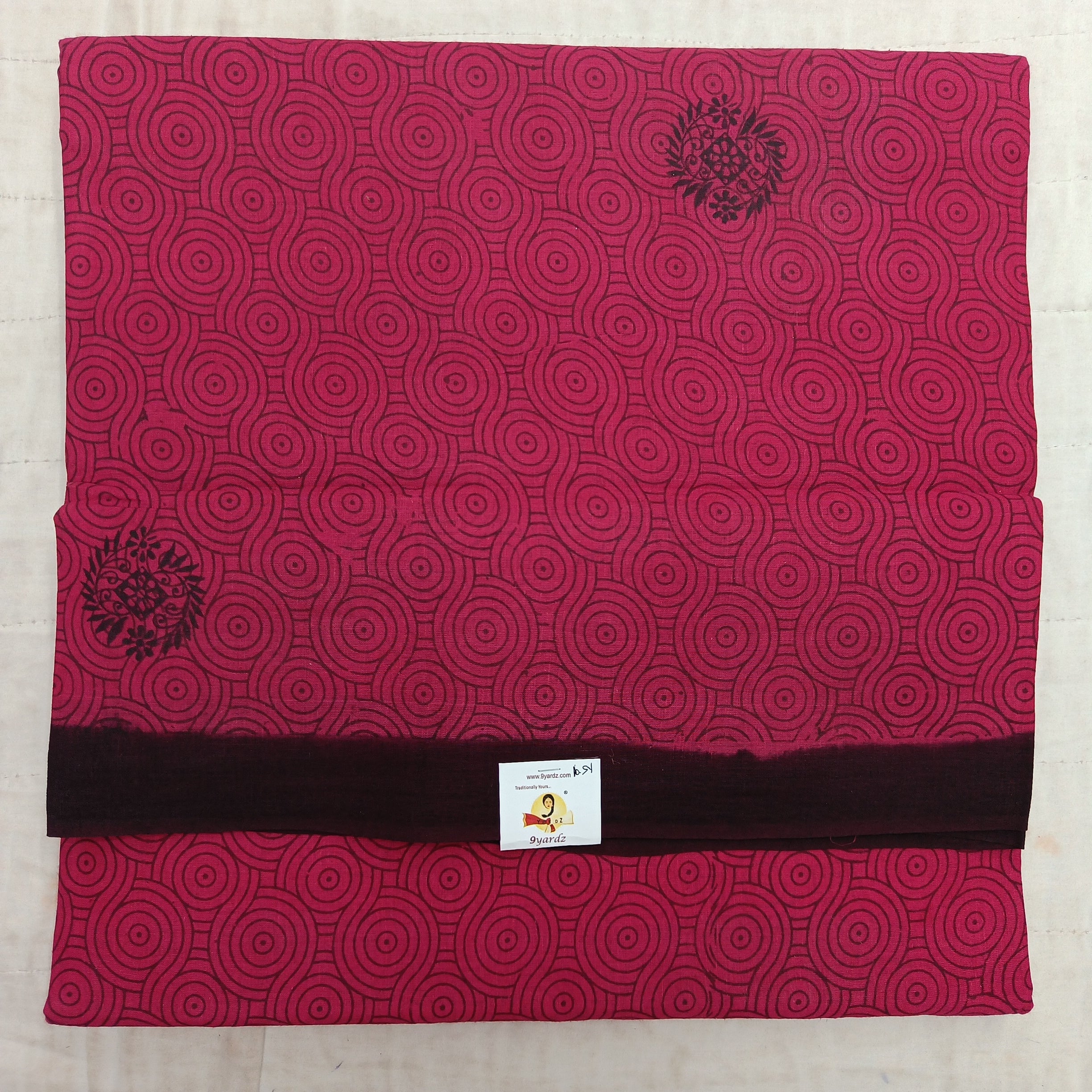 Sungudi cotton 10.5 yards madisar