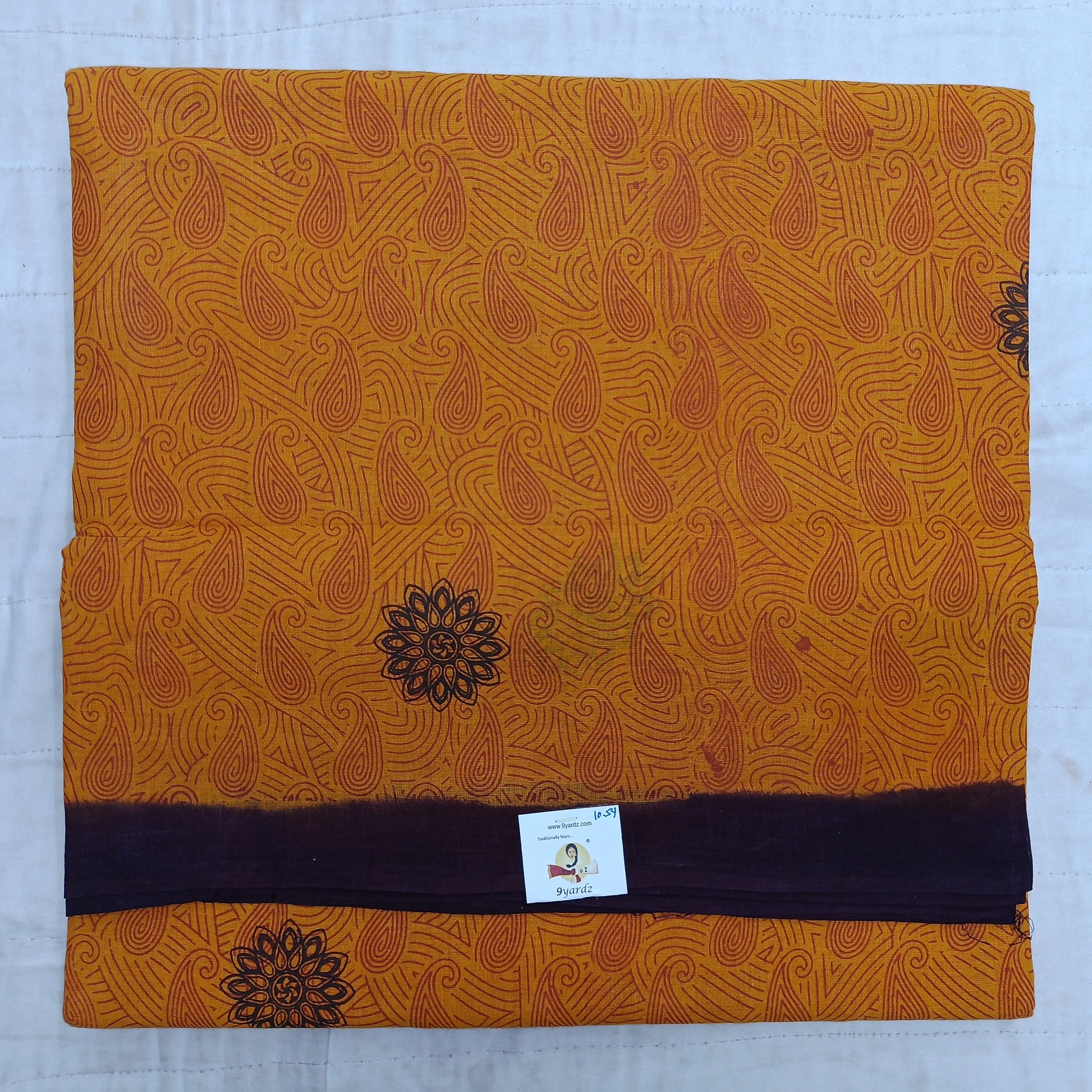 Sungudi cotton 10.5 yards madisar
