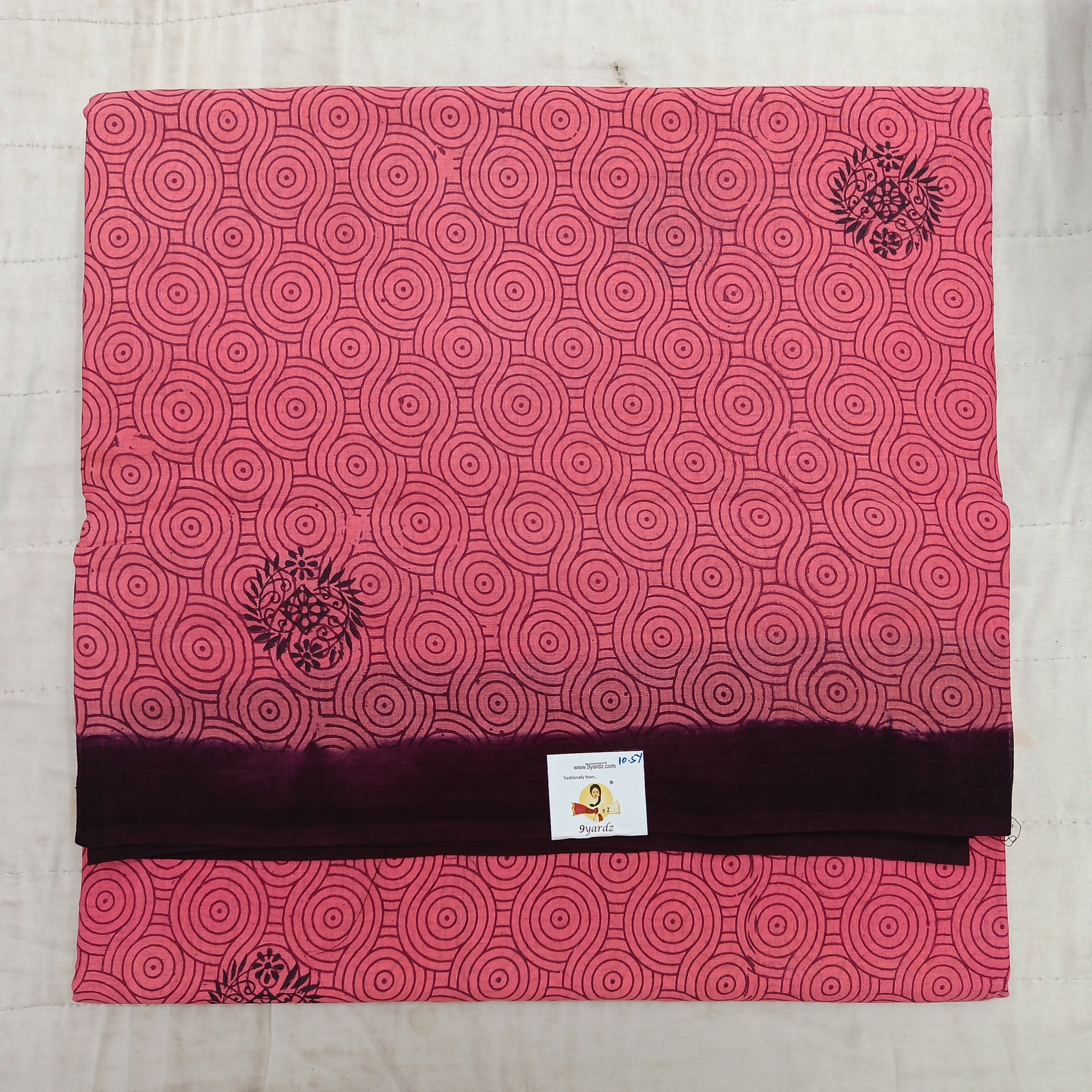 Sungudi cotton 10.5 yards madisar