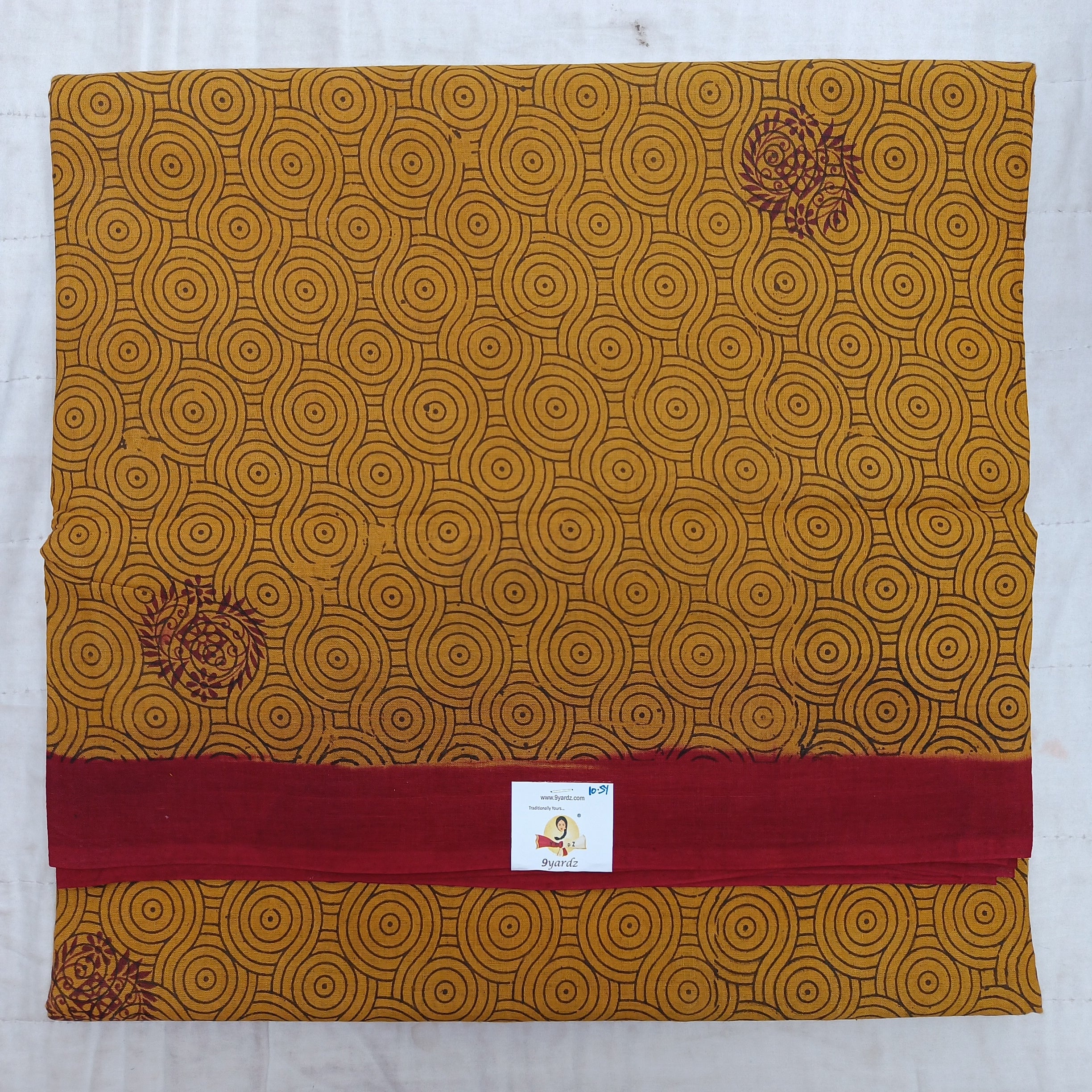 Sungudi cotton 10.5 yards madisar