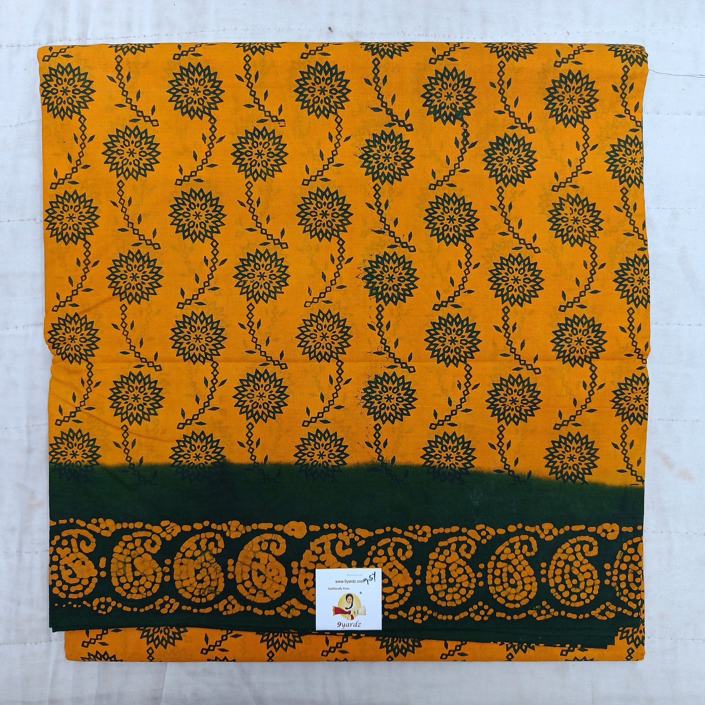 Sungudi cotton 9.5 yards madisar