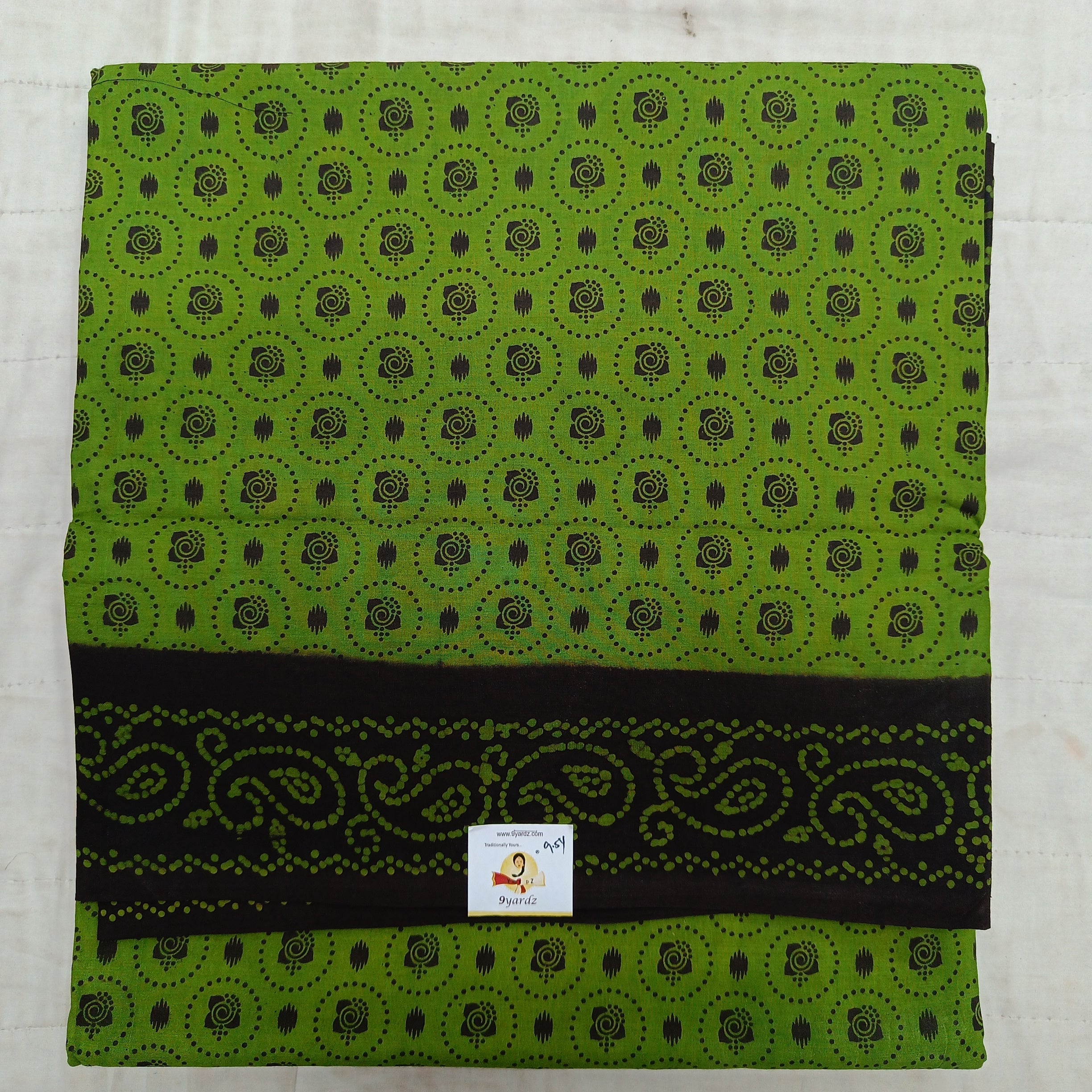 Sungudi cotton 9.5 yards madisar