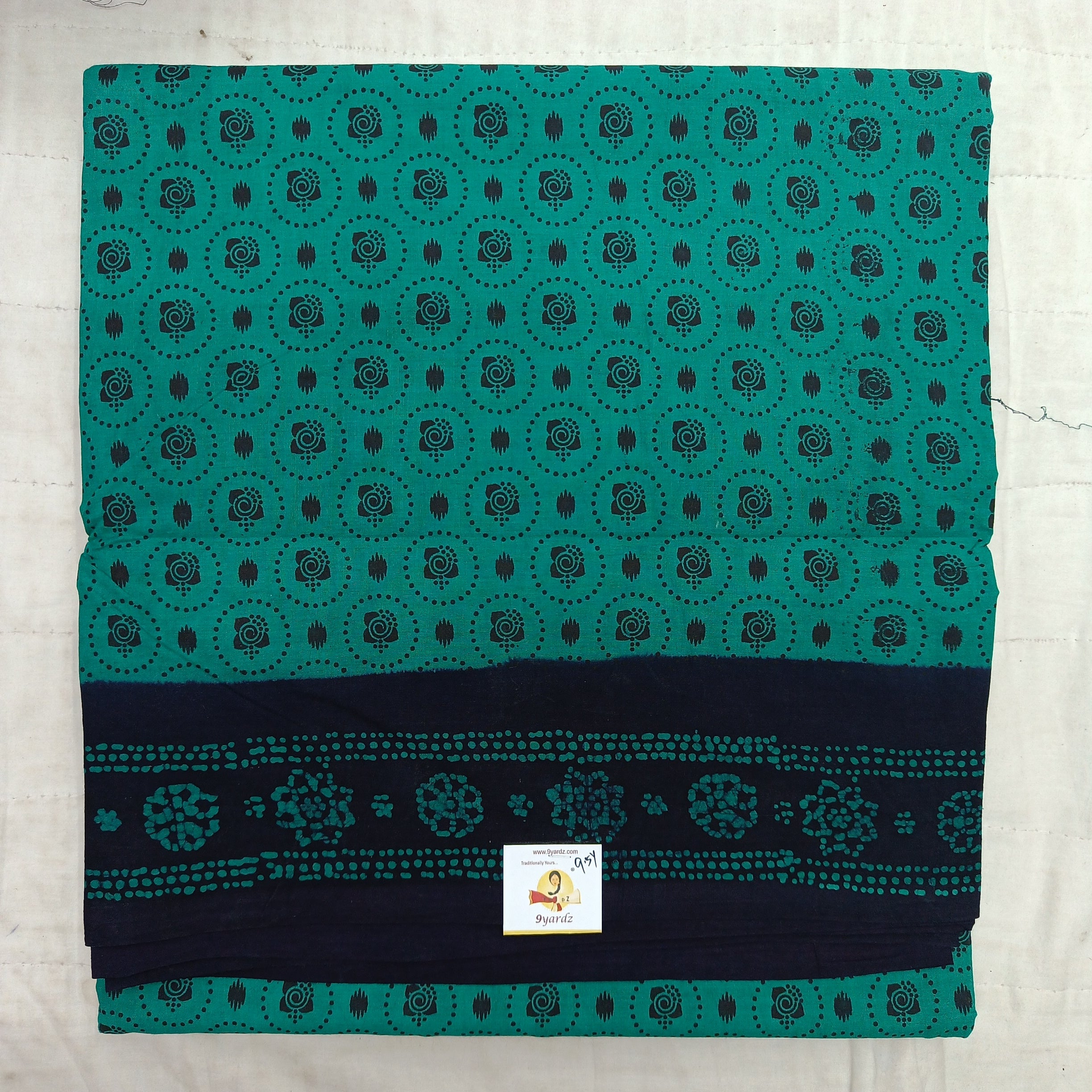 Sungudi cotton 9.5 yards madisar