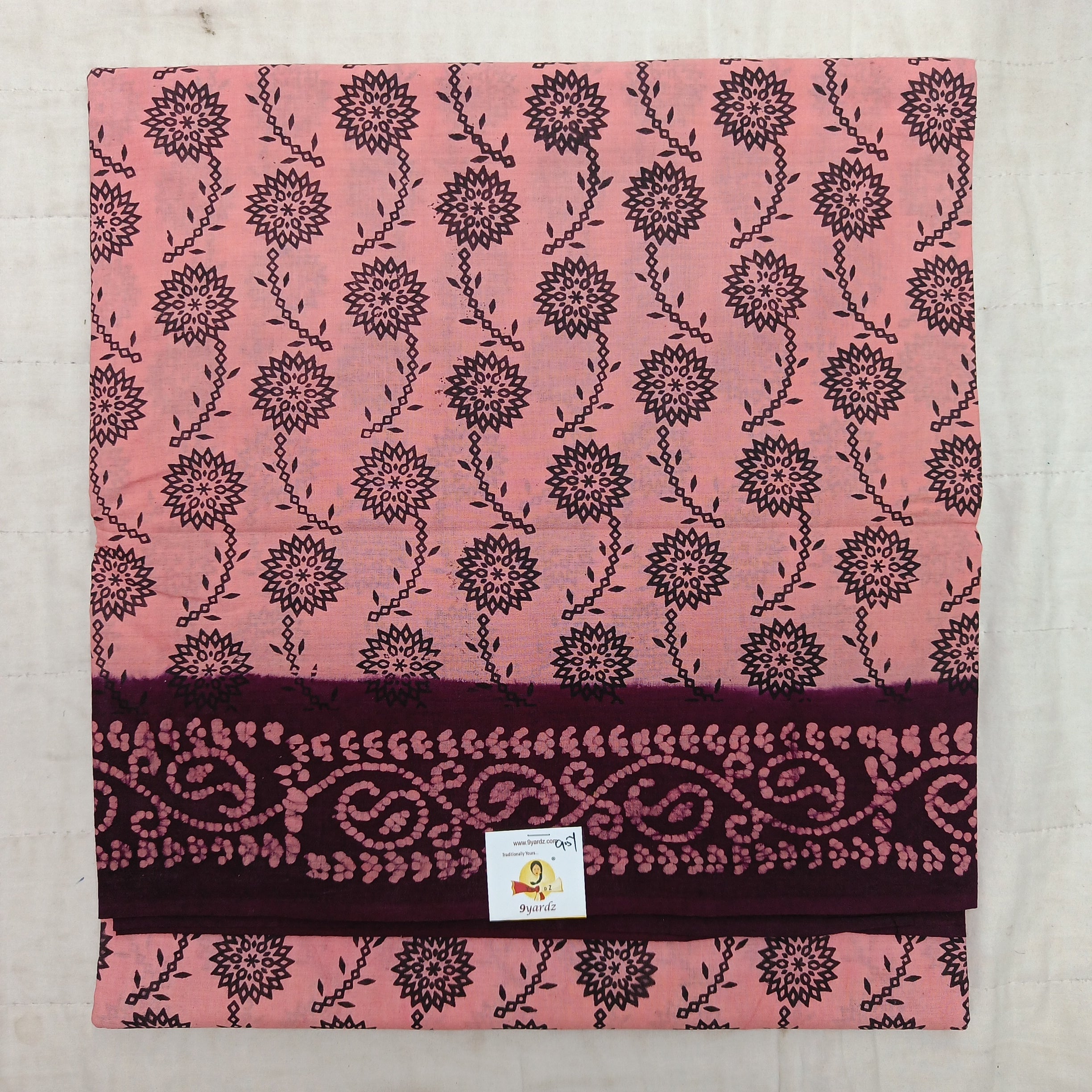Sungudi cotton 9.5 yards madisar