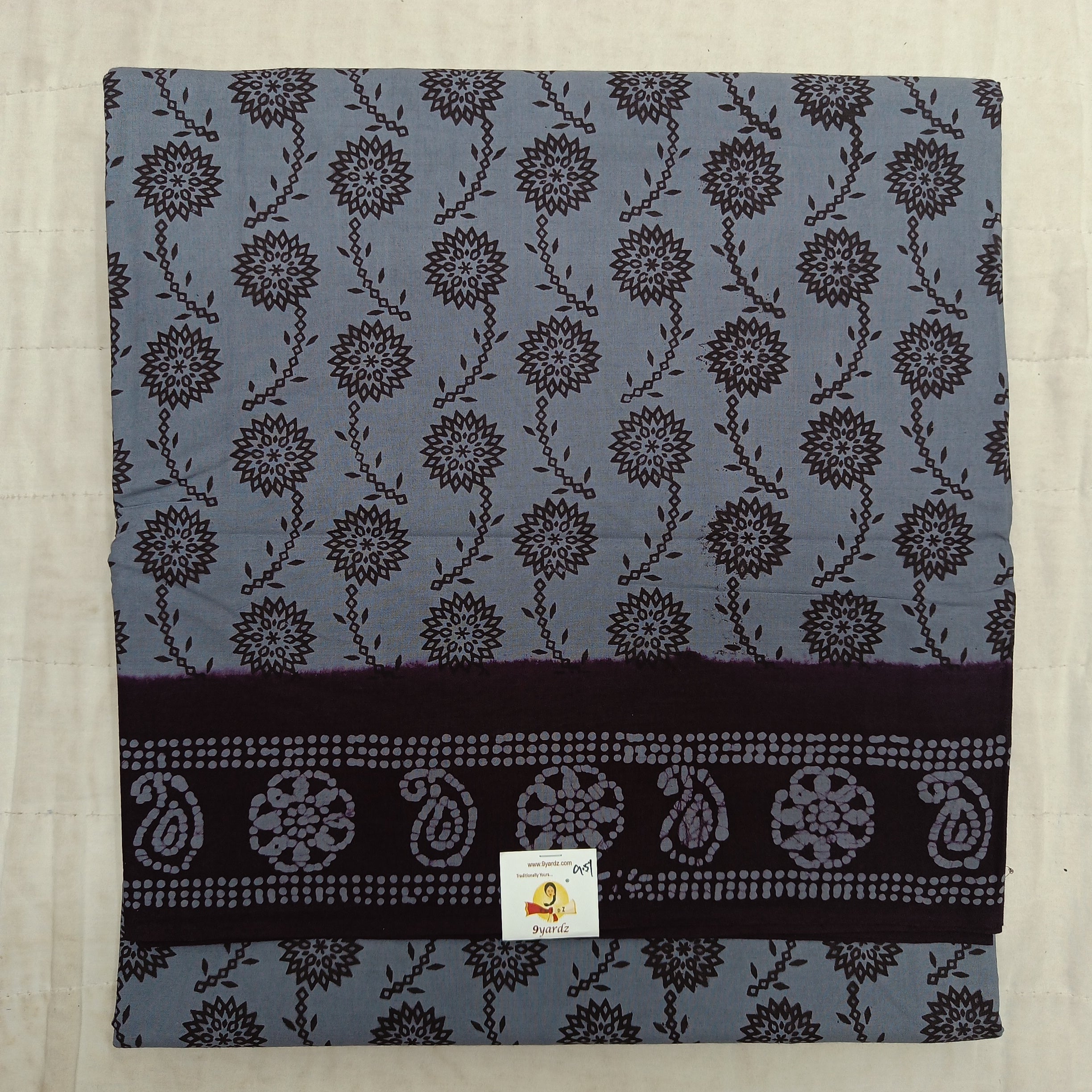 Sungudi cotton 9.5 yards madisar