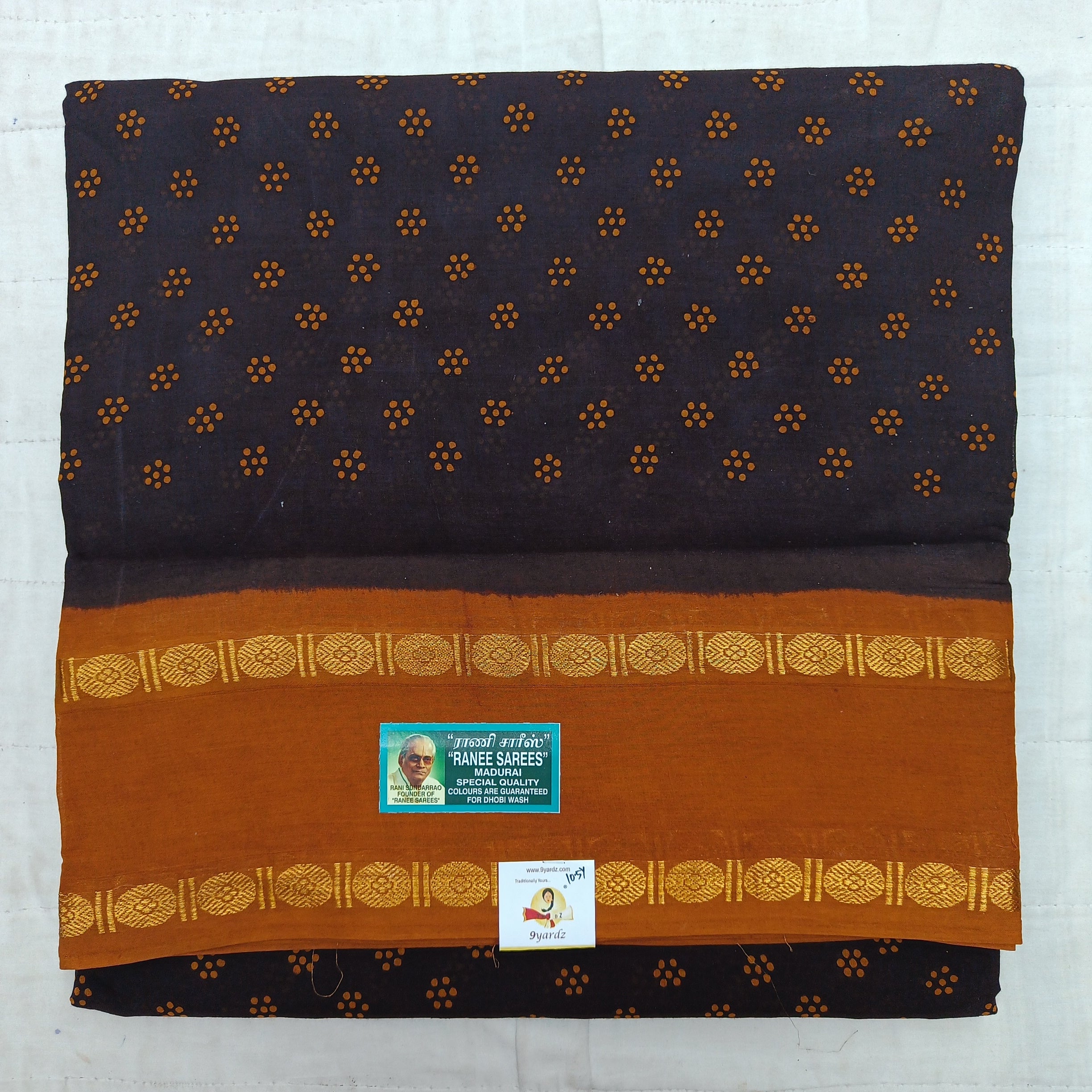 Ranee voyal saree 10.5yardz(9.6mtrs)