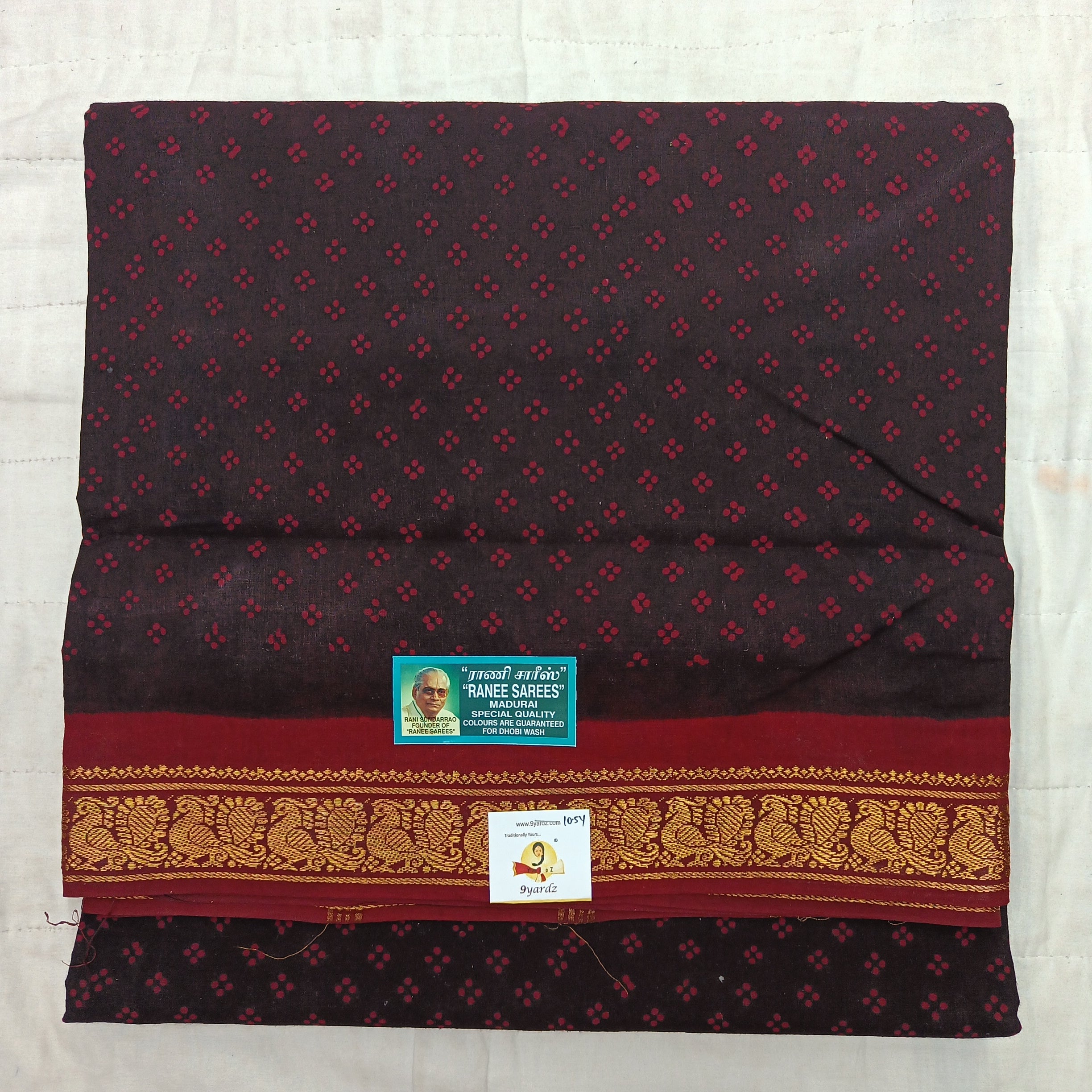 Ranee voyal saree 10.5yardz(9.6mtrs)