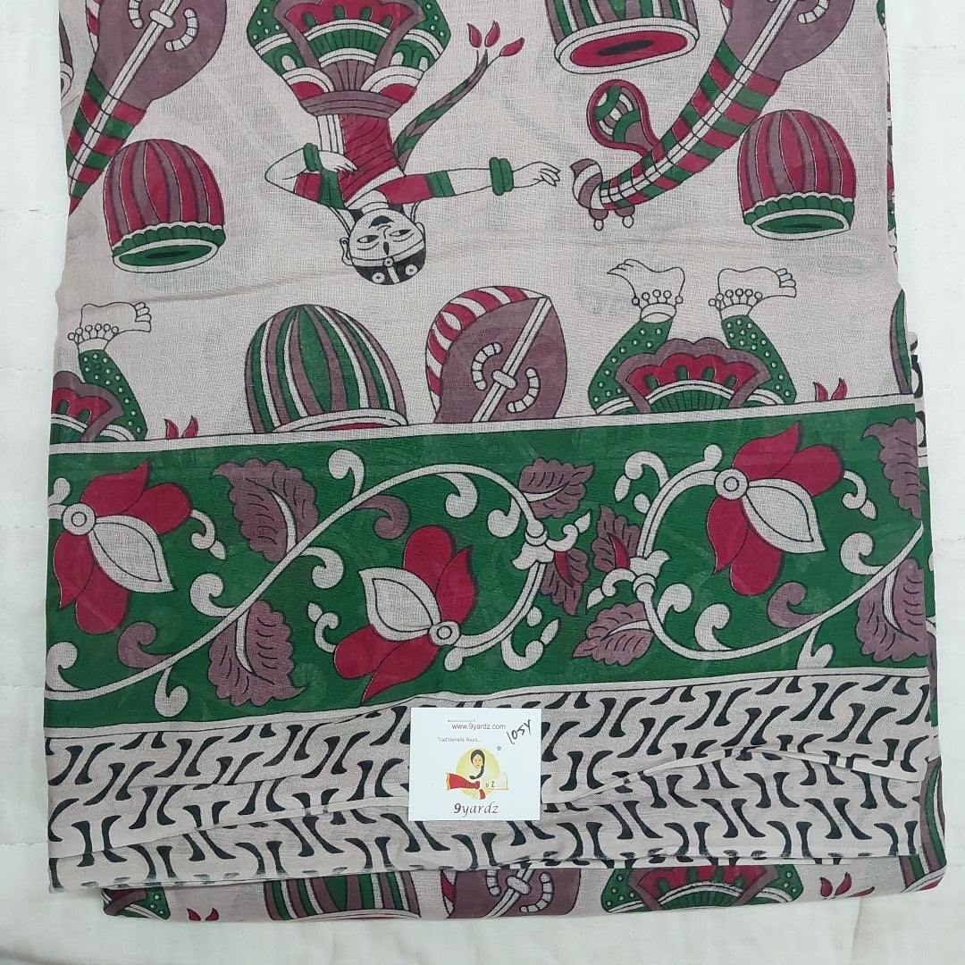 Erode cotton 10.5 yards madisar kalamkari print
