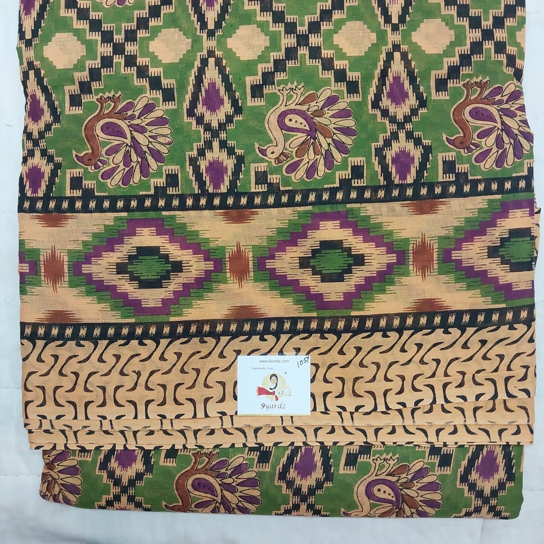 Erode cotton 10.5 yards madisar kalamkari print