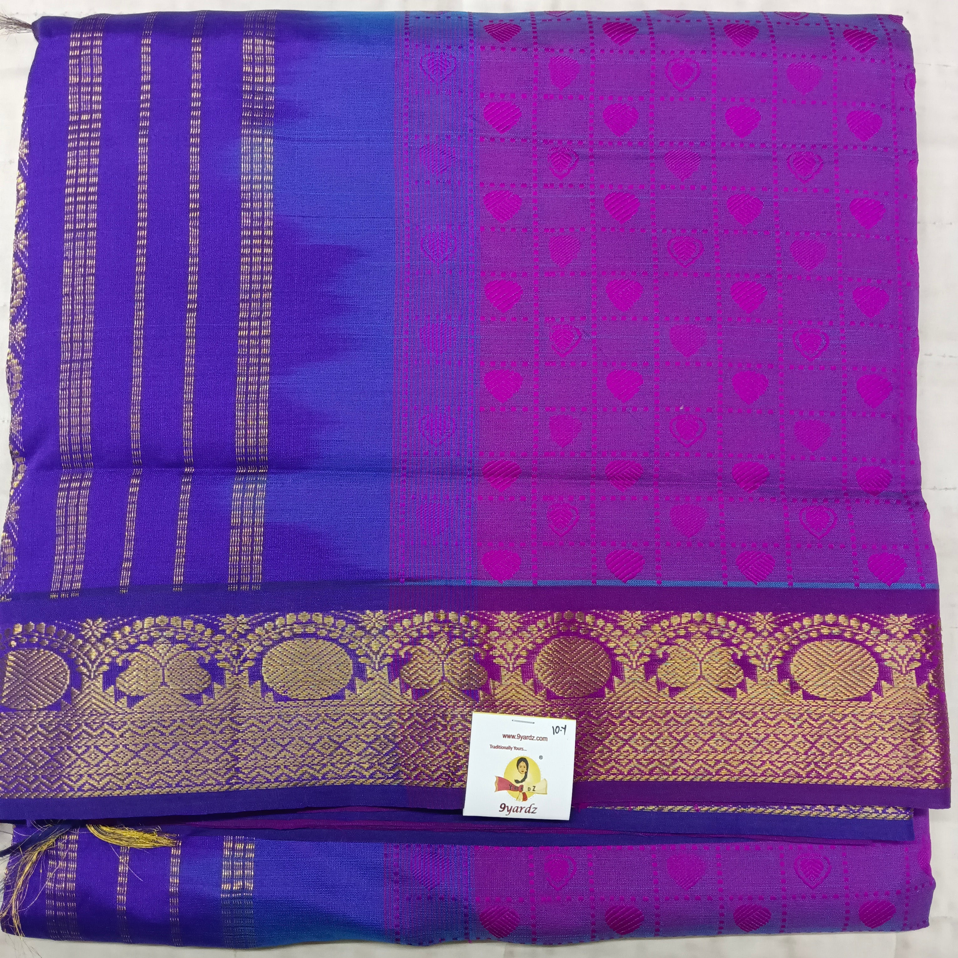 Semi Silk cotton Madisar embossed