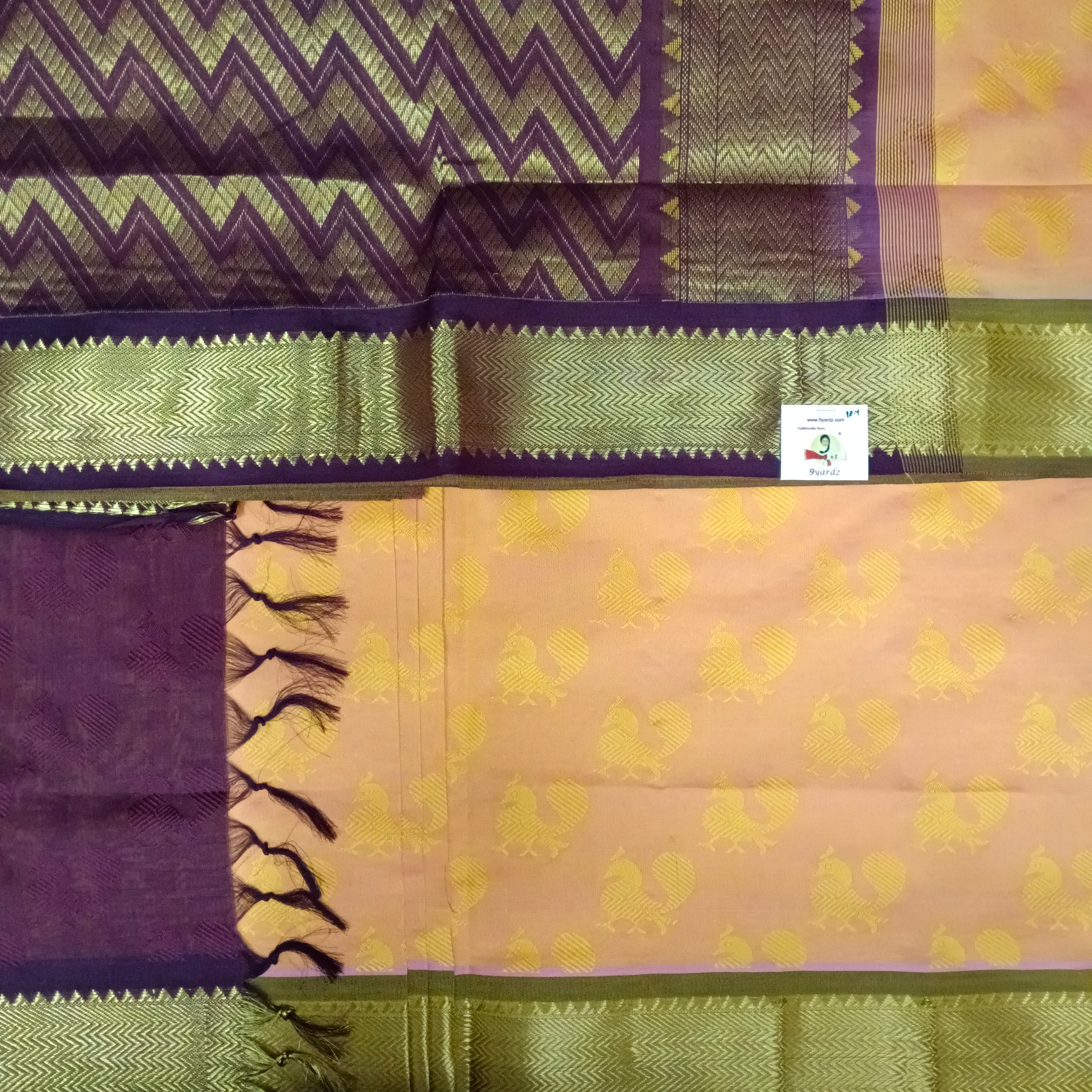 Semi Silk cotton Madisar embossed