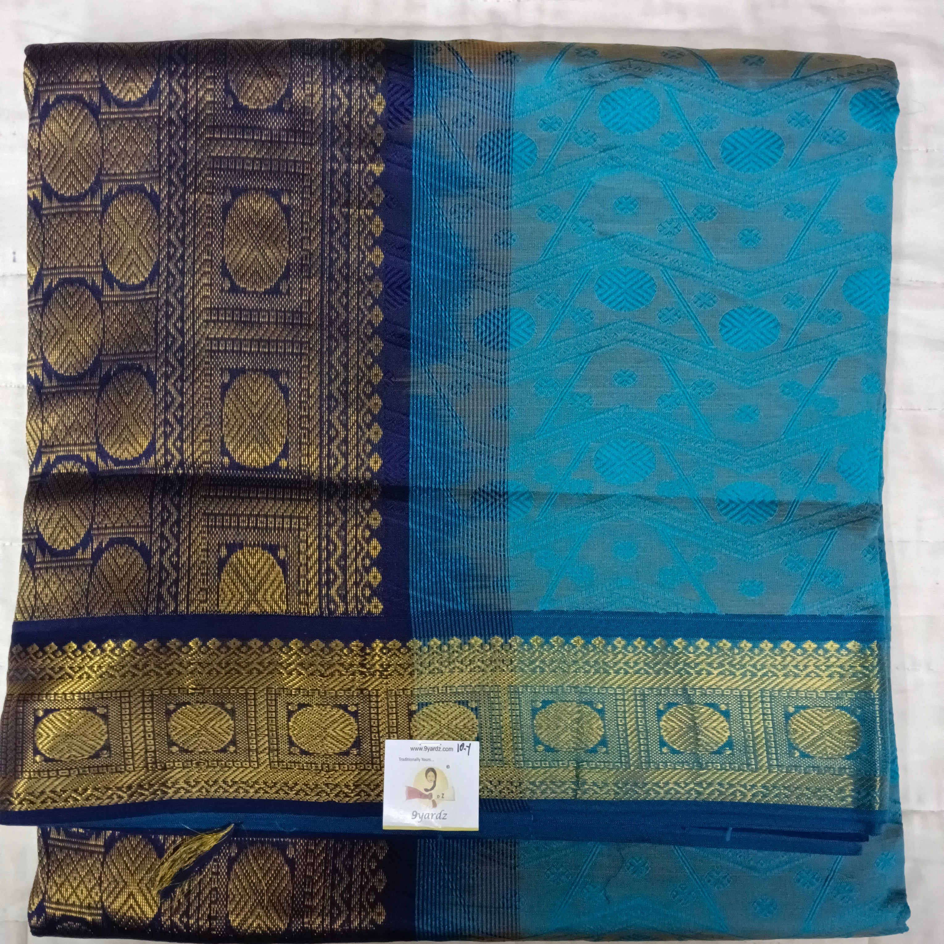 Semi Silk cotton Madisar embossed