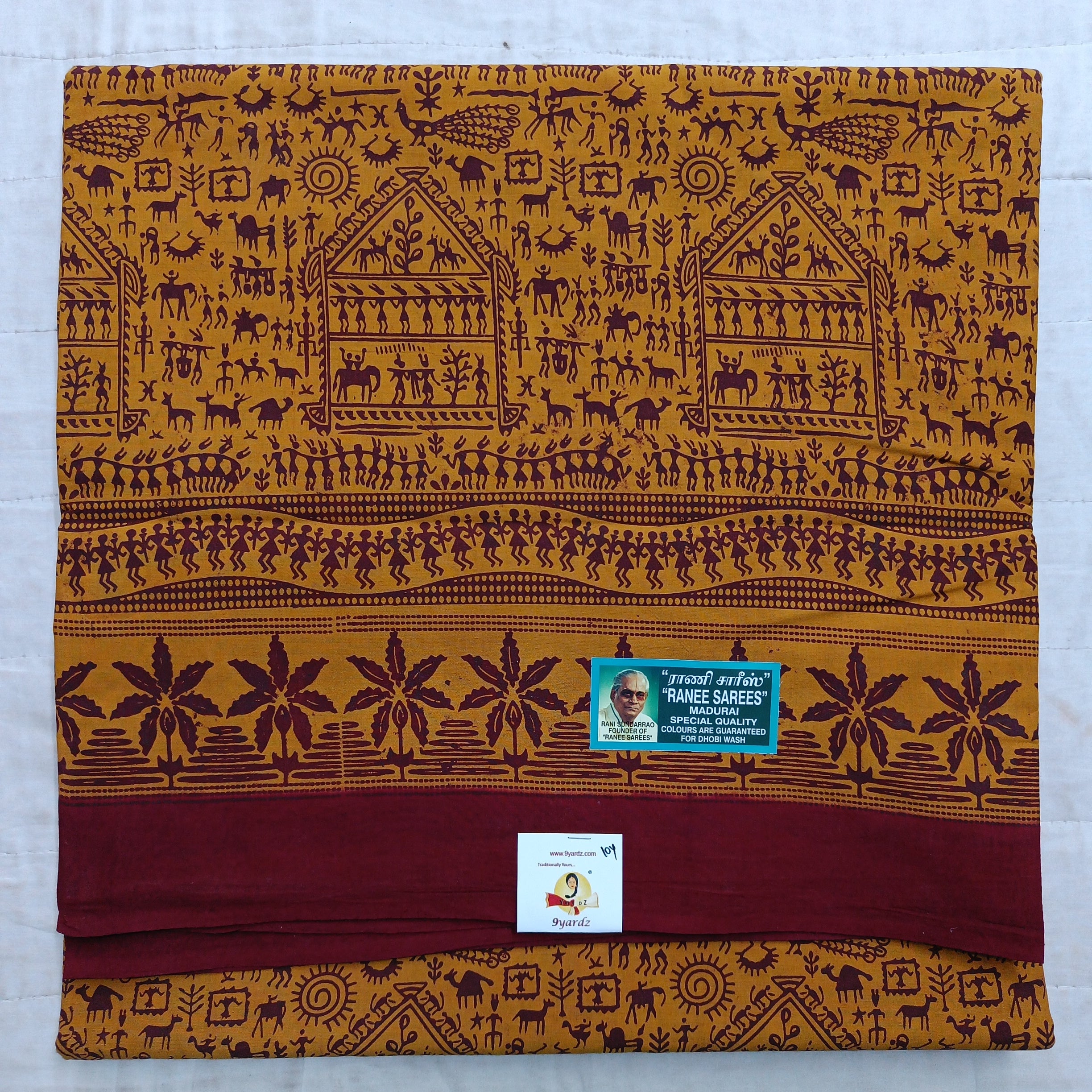 Ranee voyal saree 10yardz(9.1mtrs)