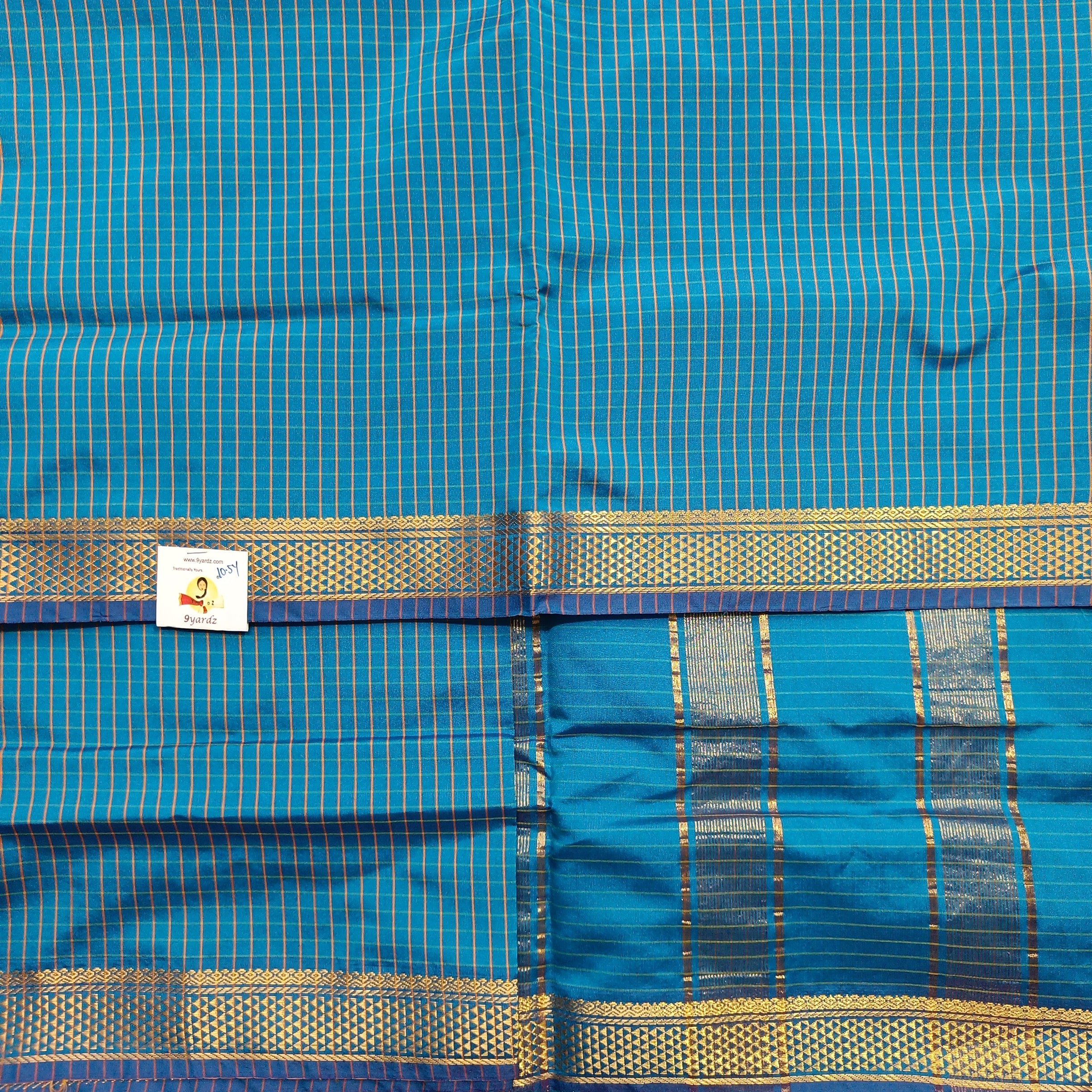 Poly silk 10.5yards madisar checked