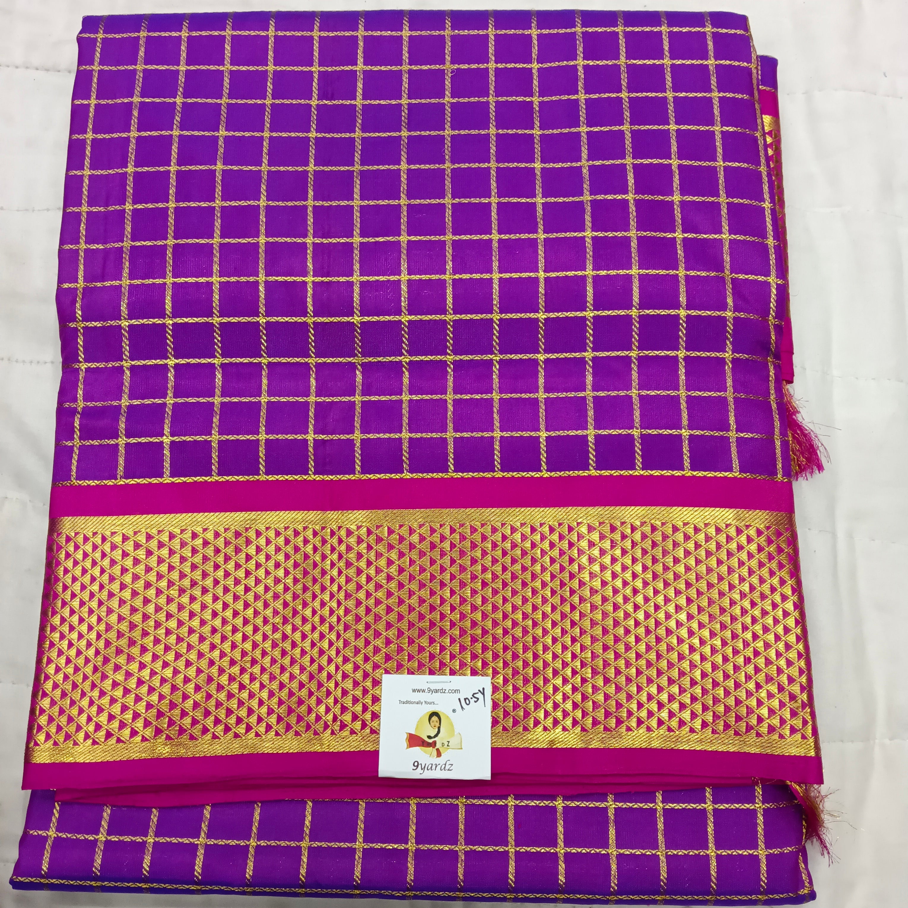Pure silk 10.5 yards madisar