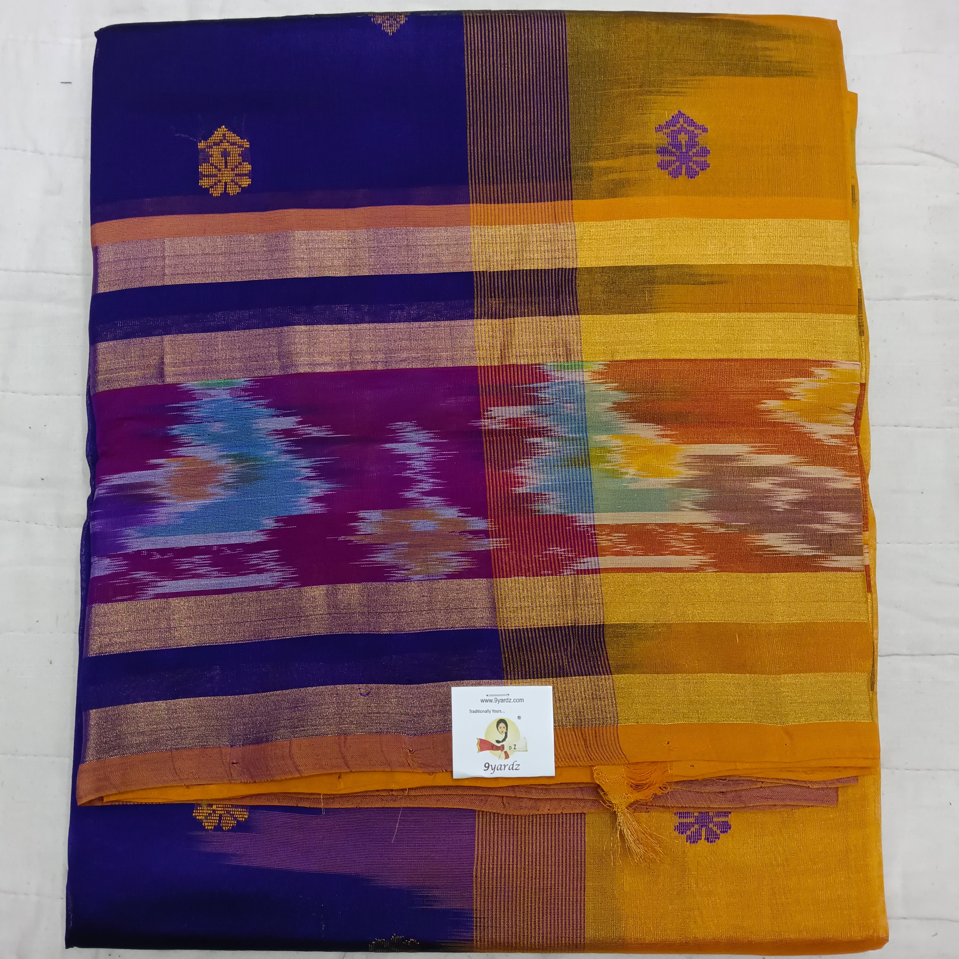 Pure silk cotton 6 yards