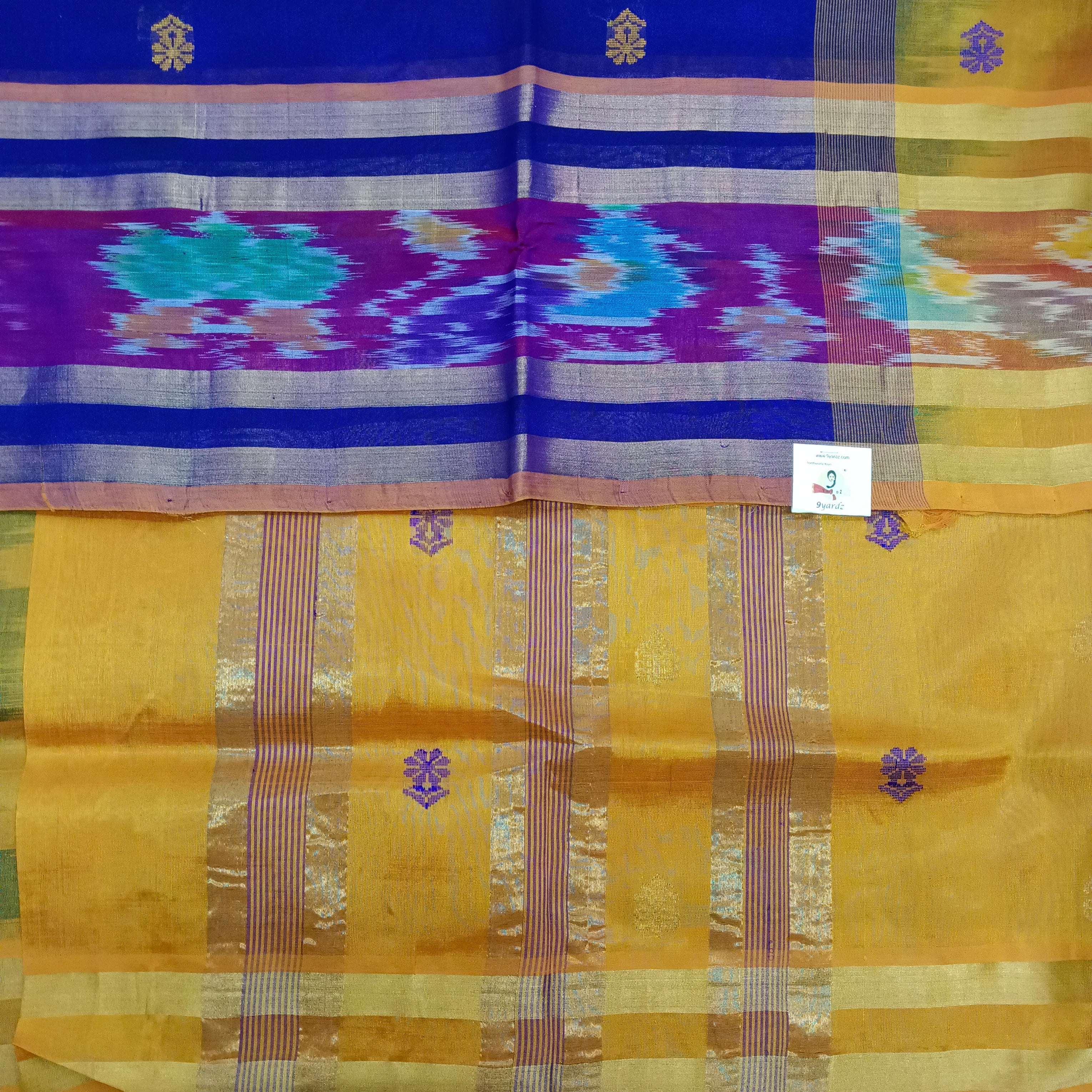 Pure silk cotton 6 yards