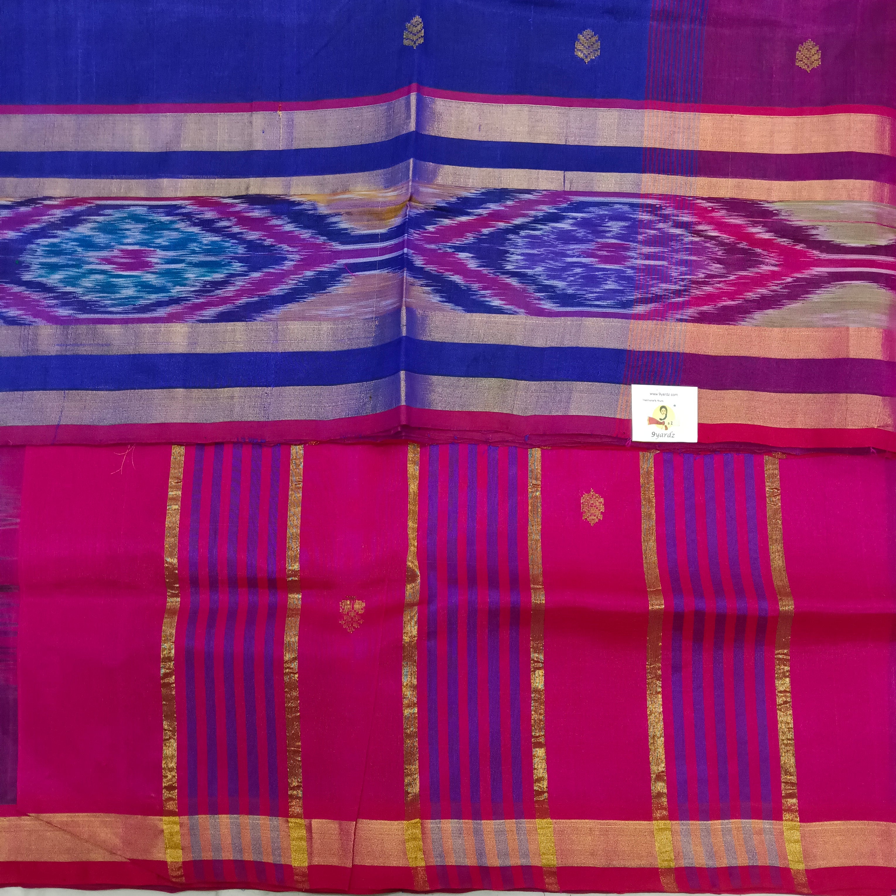 Pure silk cotton 6 yards