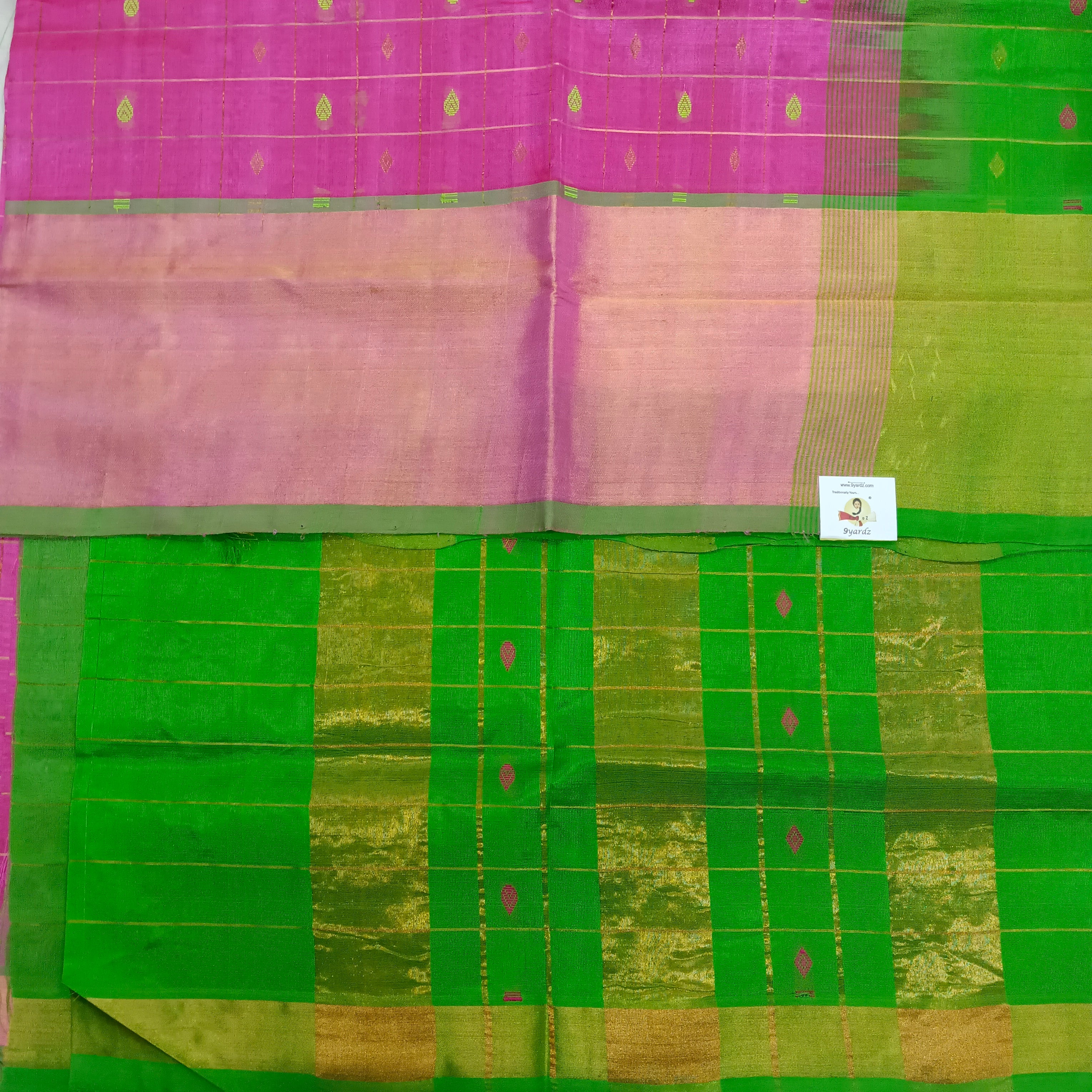 Pure silk cotton 6 yards